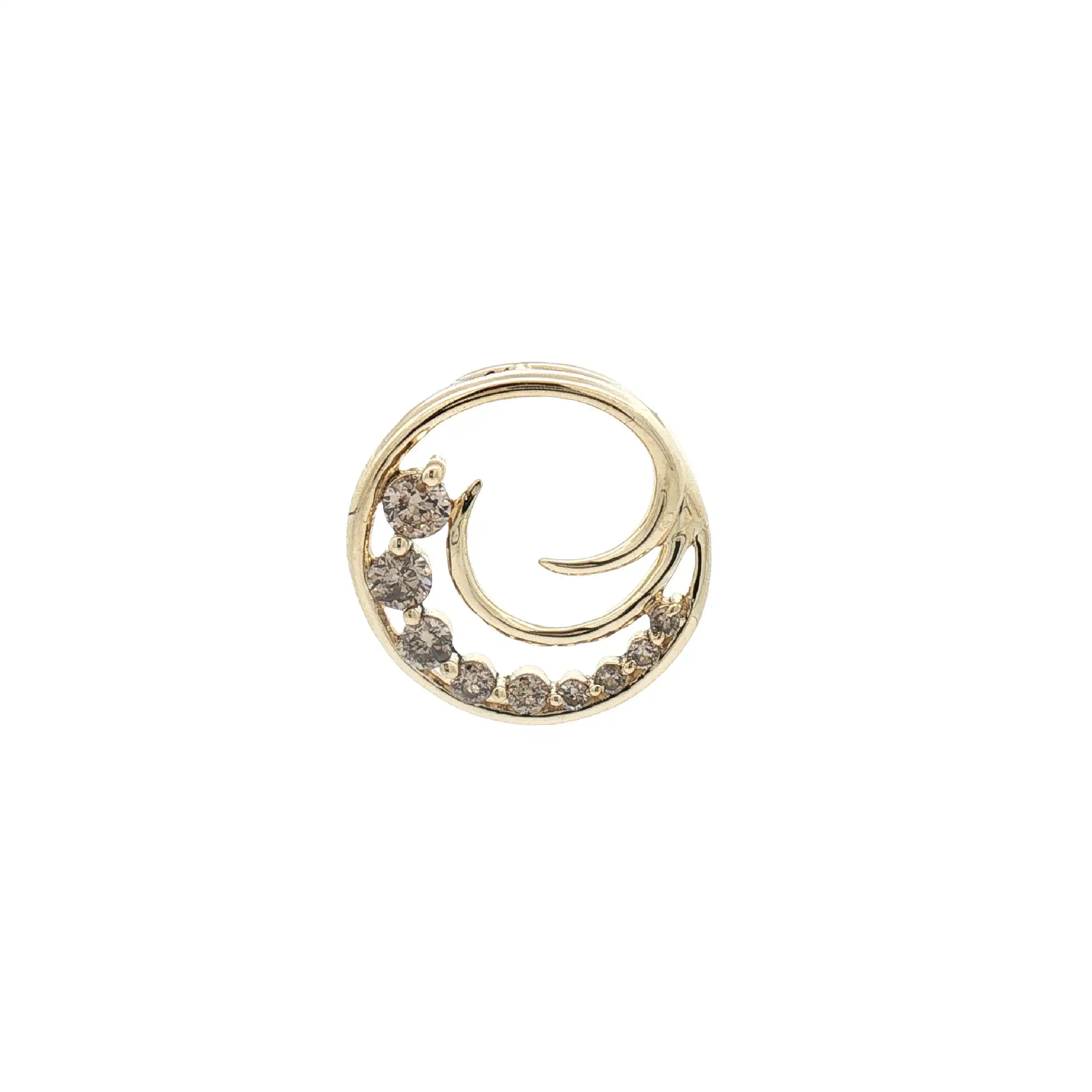 Anhänger Gelbgold mit Brillanten Anhänger Gelbgold mit Brillanten