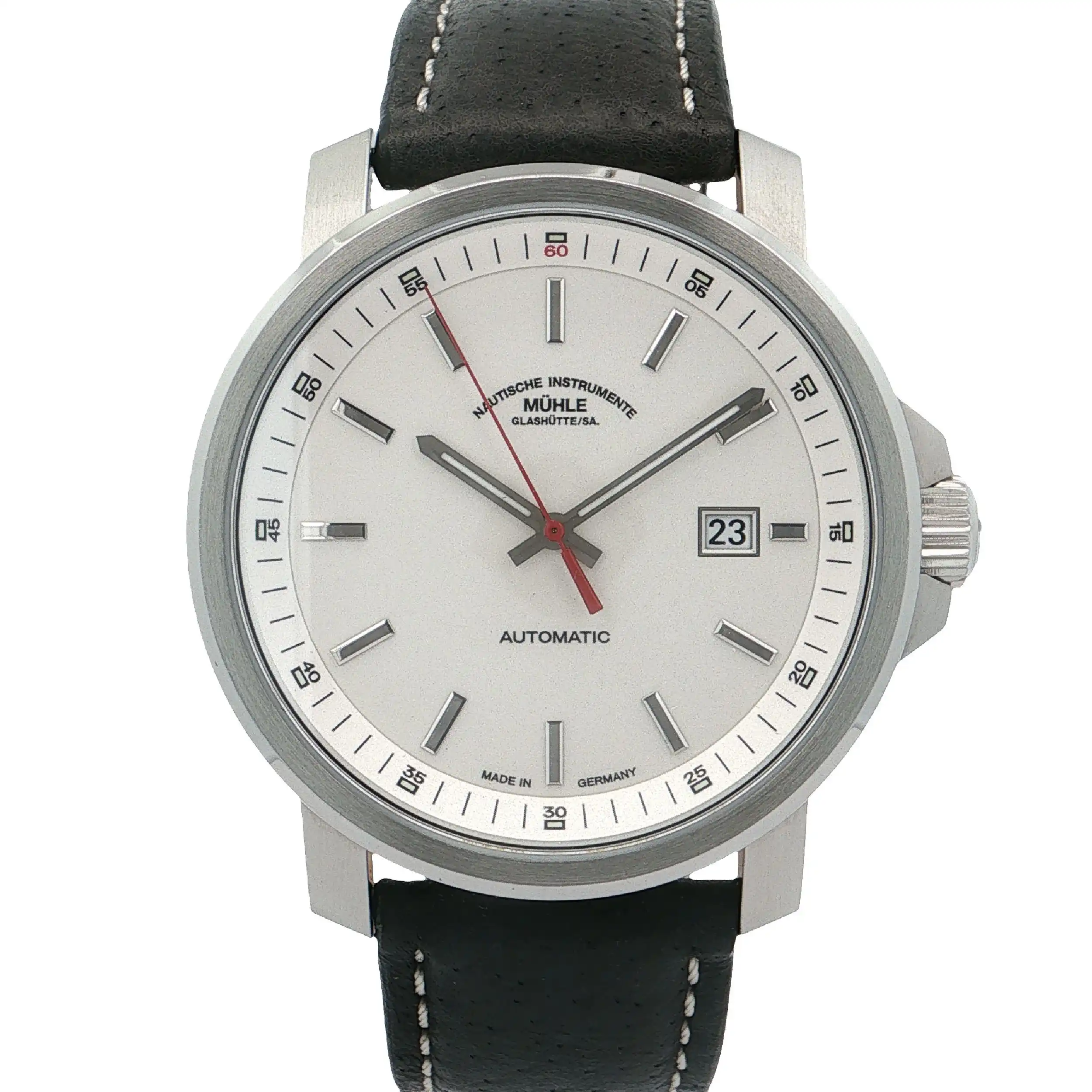 Herrenuhr Glashütte Mühle M1-25-31-lb mit Box und Papiere