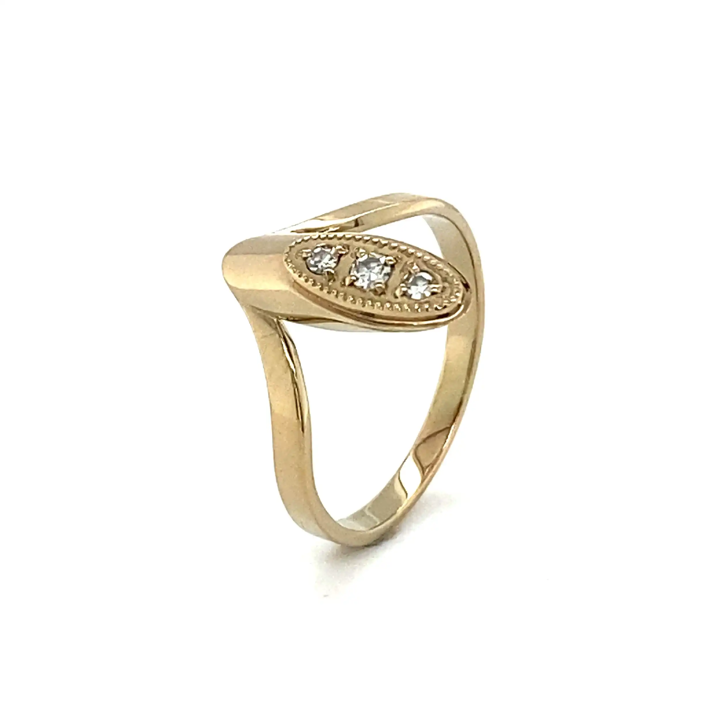 Ring Roségold mit Diamanten