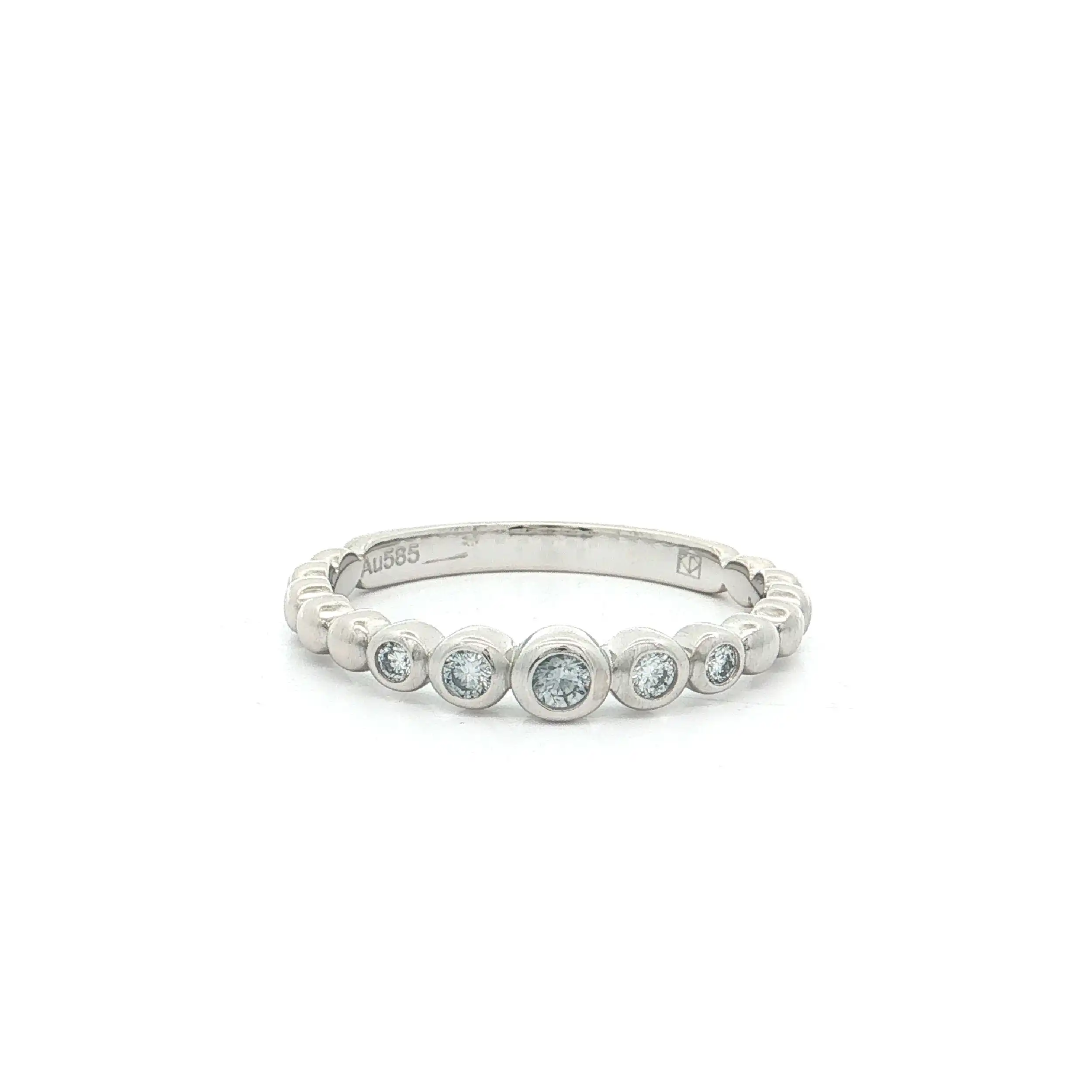 Ring Weißgold mit Brillanten Ring Weißgold mit Brillanten