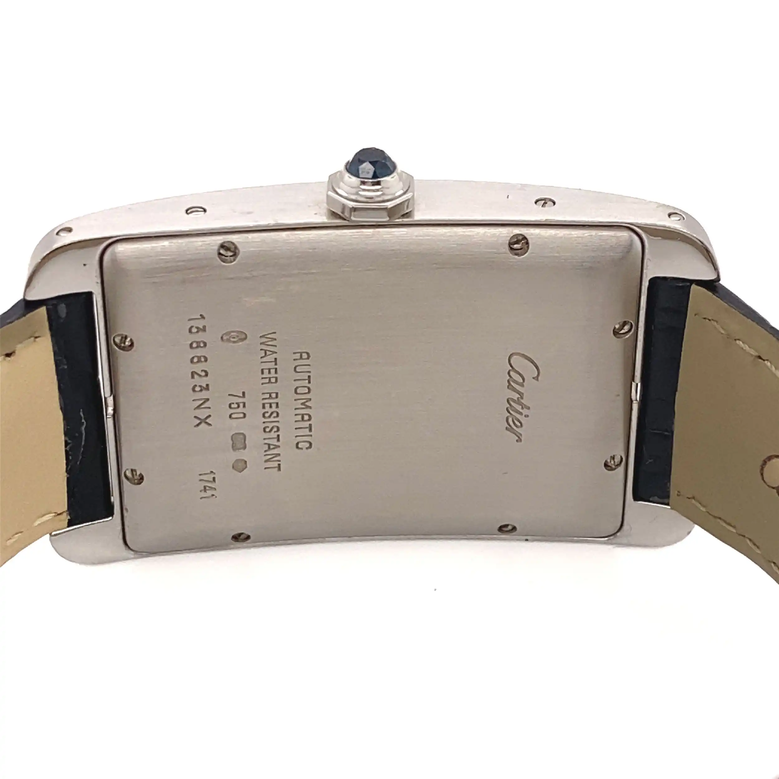 Herrenuhr Cartier Tank Americaine Weißgold Fullset Herrenuhr Cartier Tank Americaine Weißgold Fullset