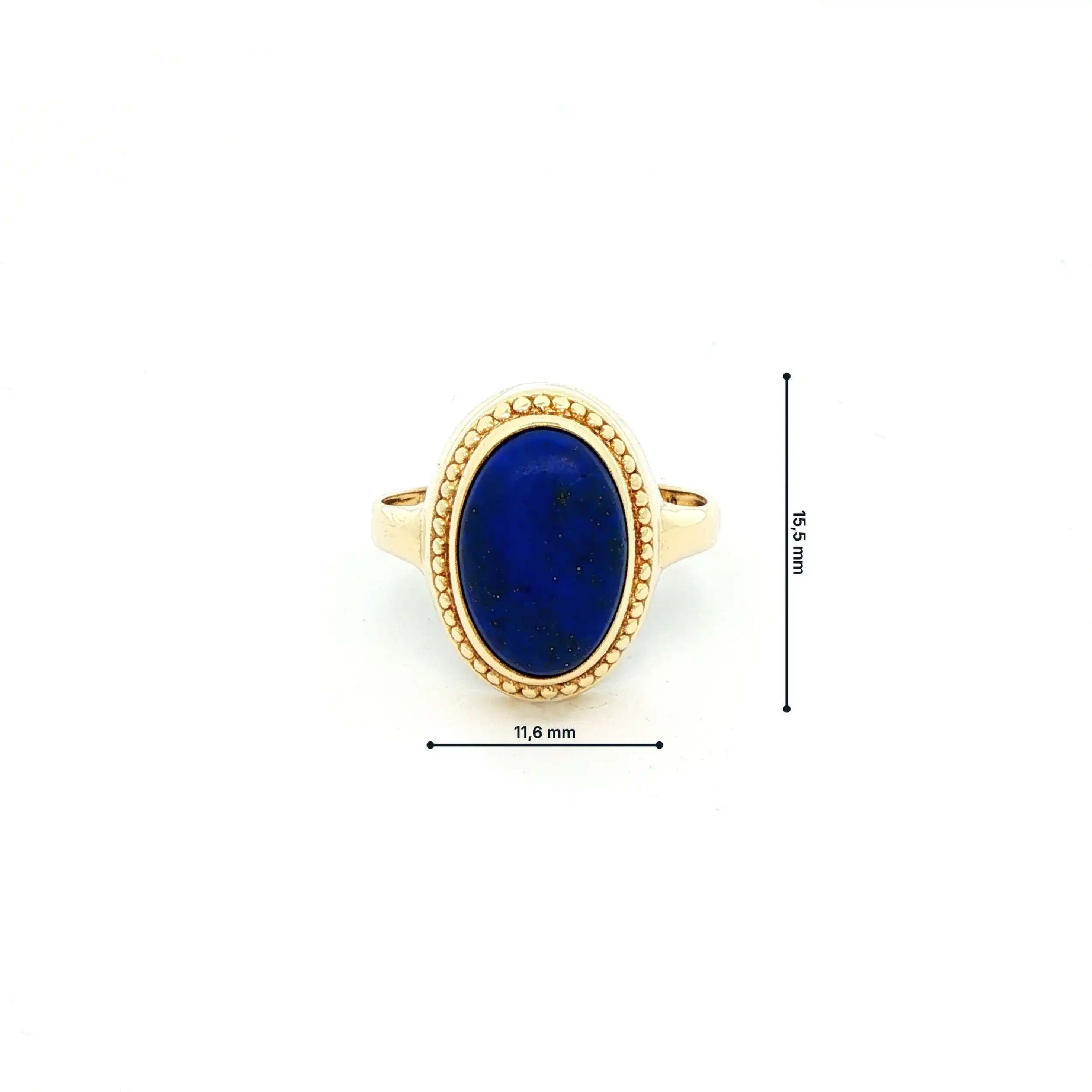 Ring Gelbgold mit Lapislazuli