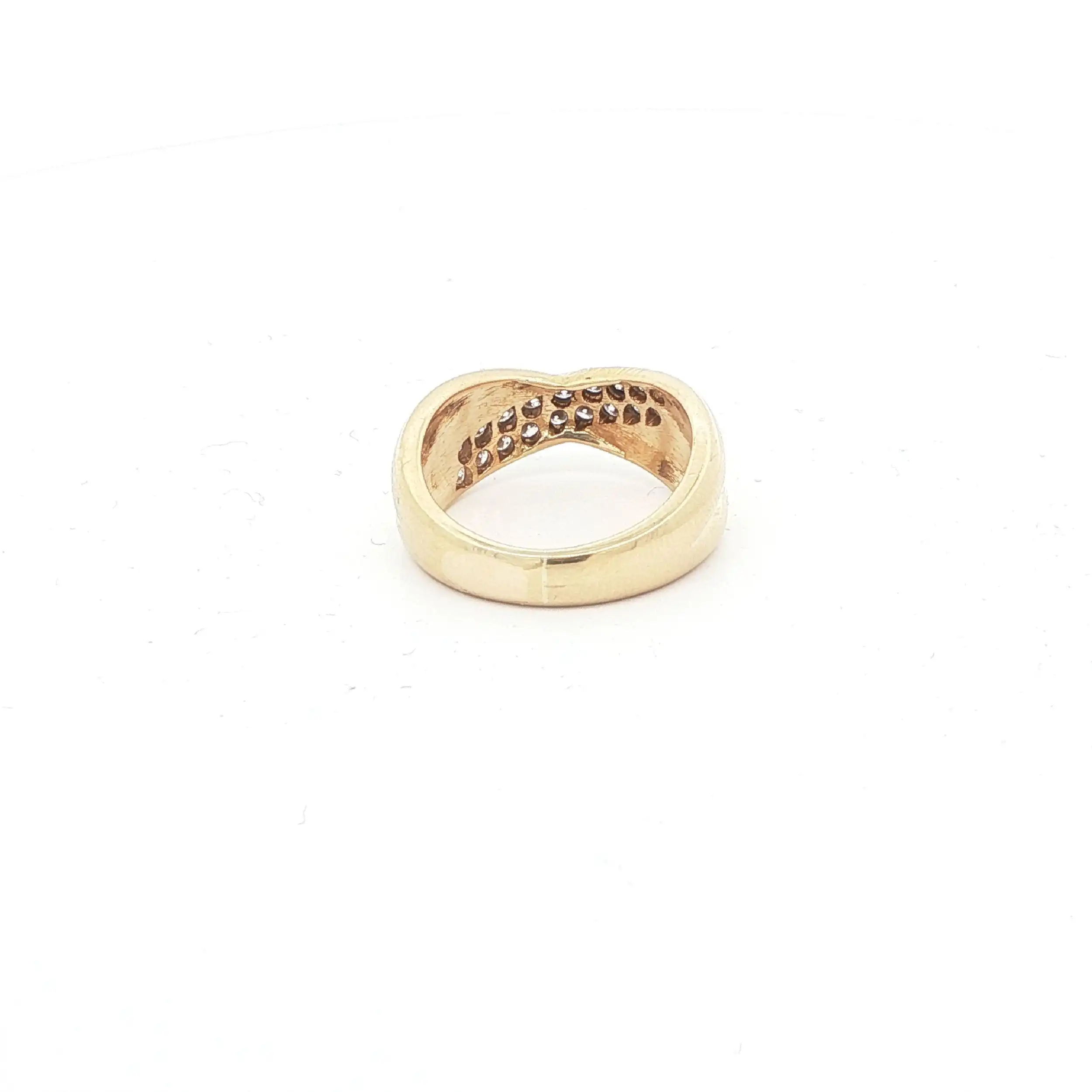 Ring Gelbgold mit Brillanten