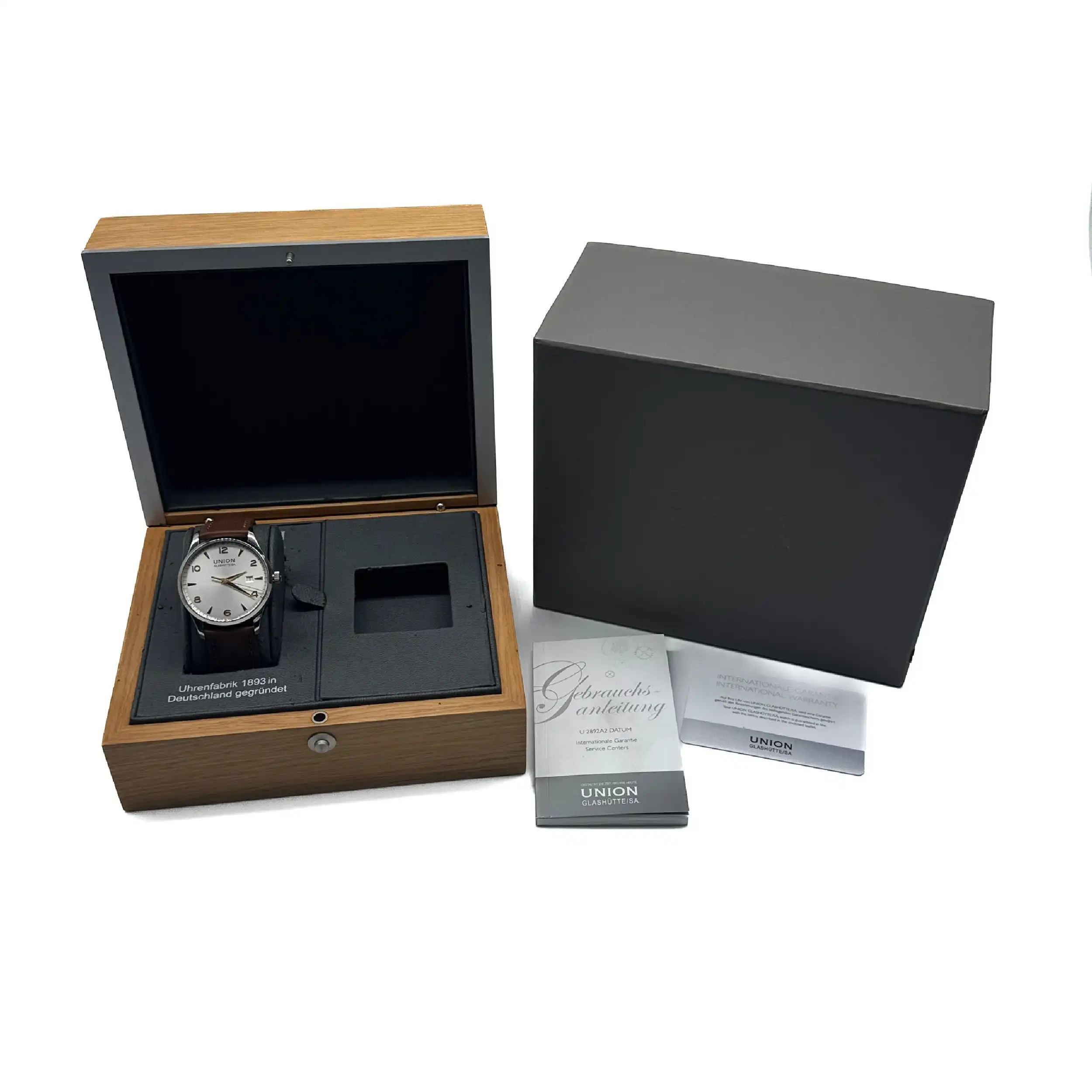 Herrenuhr Union Glashütte Noramis 40mm Automatik Full Set Ref: D005.407A