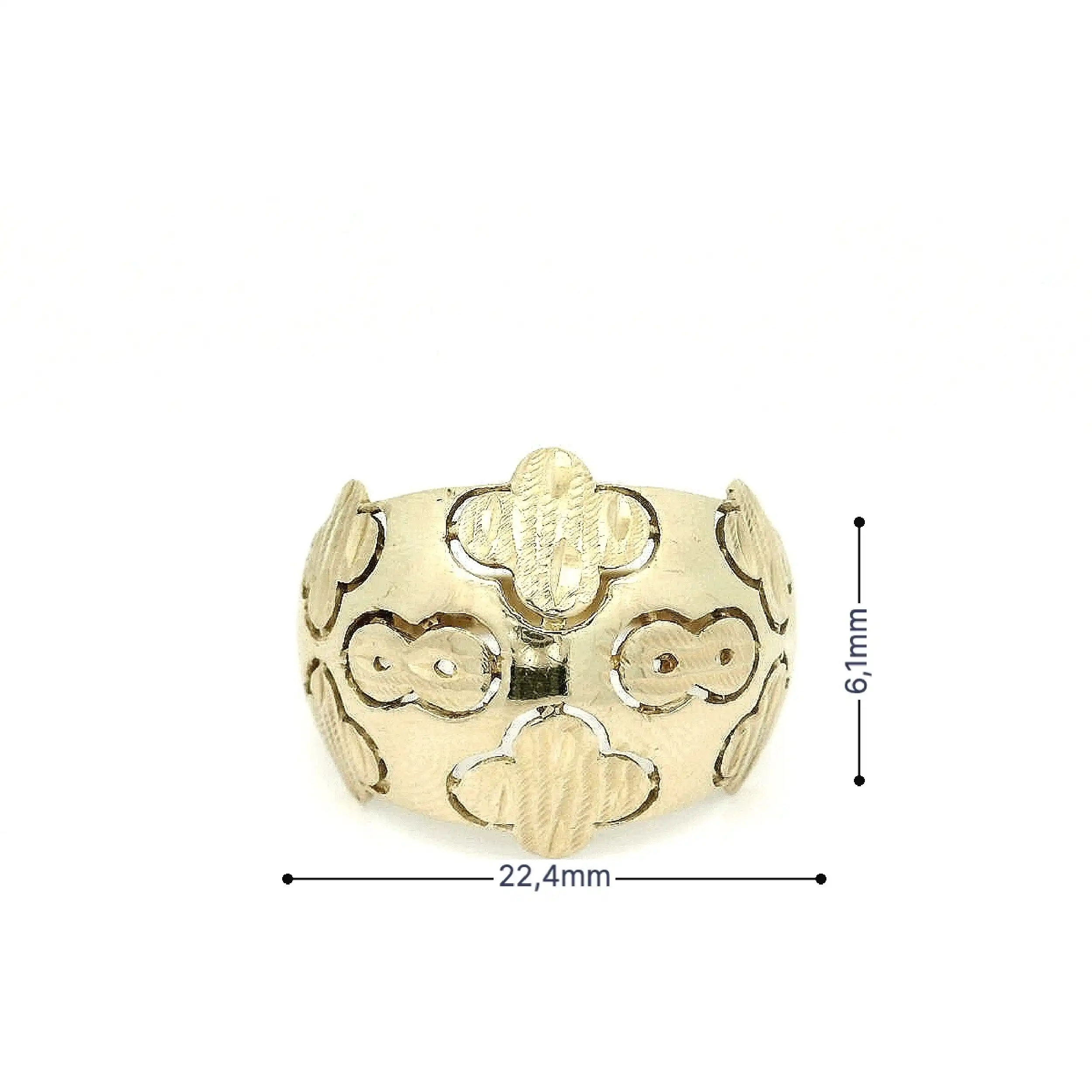 Ring Gelbgold mit Muster Ring Gelbgold mit Muster