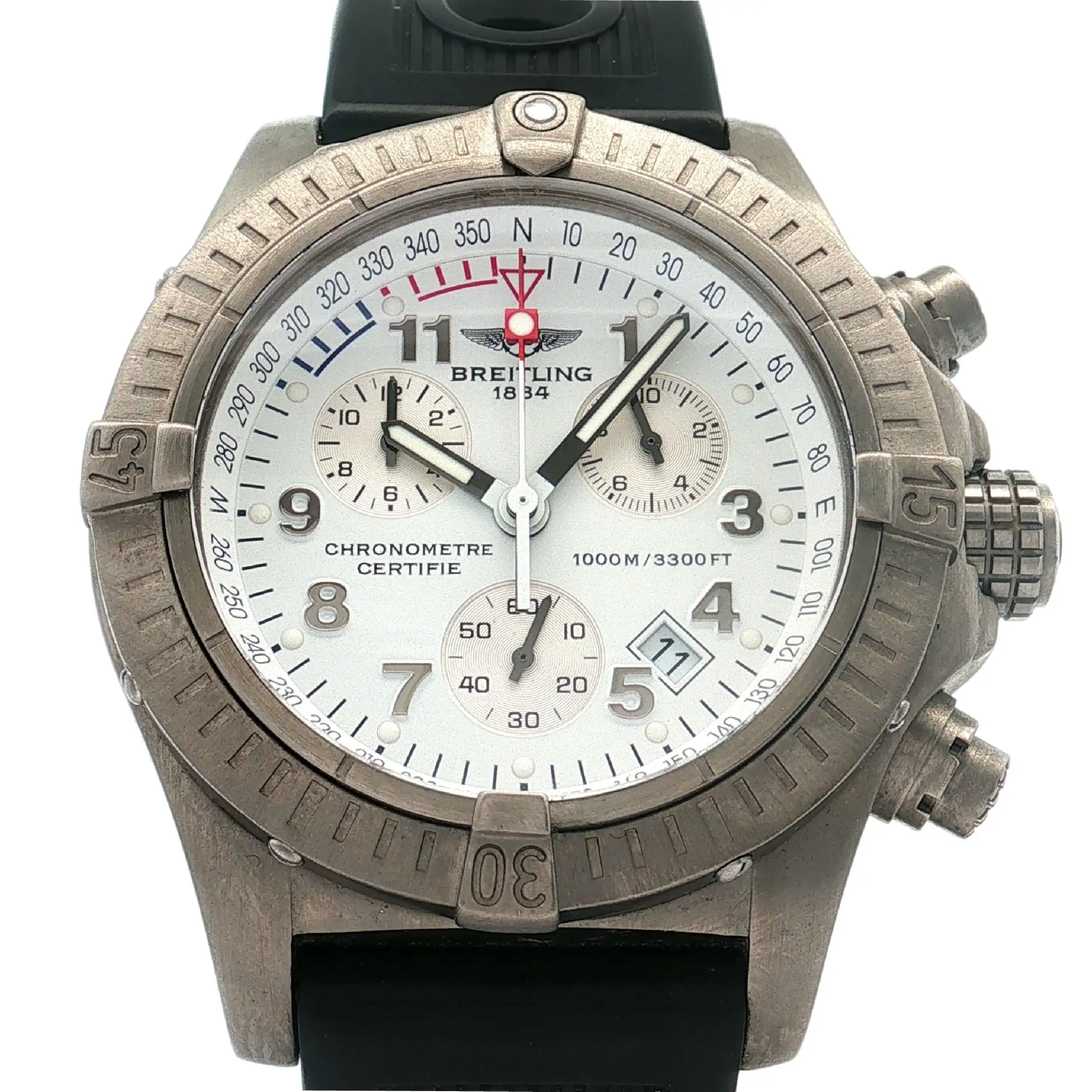Herrenuhr Breitling Avenger M1 mit Box und Händler Zertifikat und Rechnung