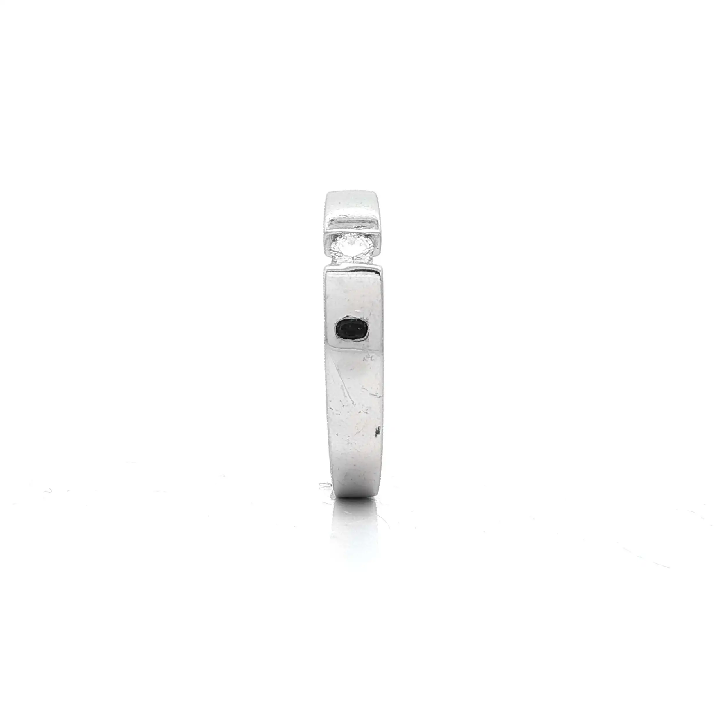 Ring Weißgold Christ mit Solitär Brillant Ring Weißgold Christ mit Solitär Brillant