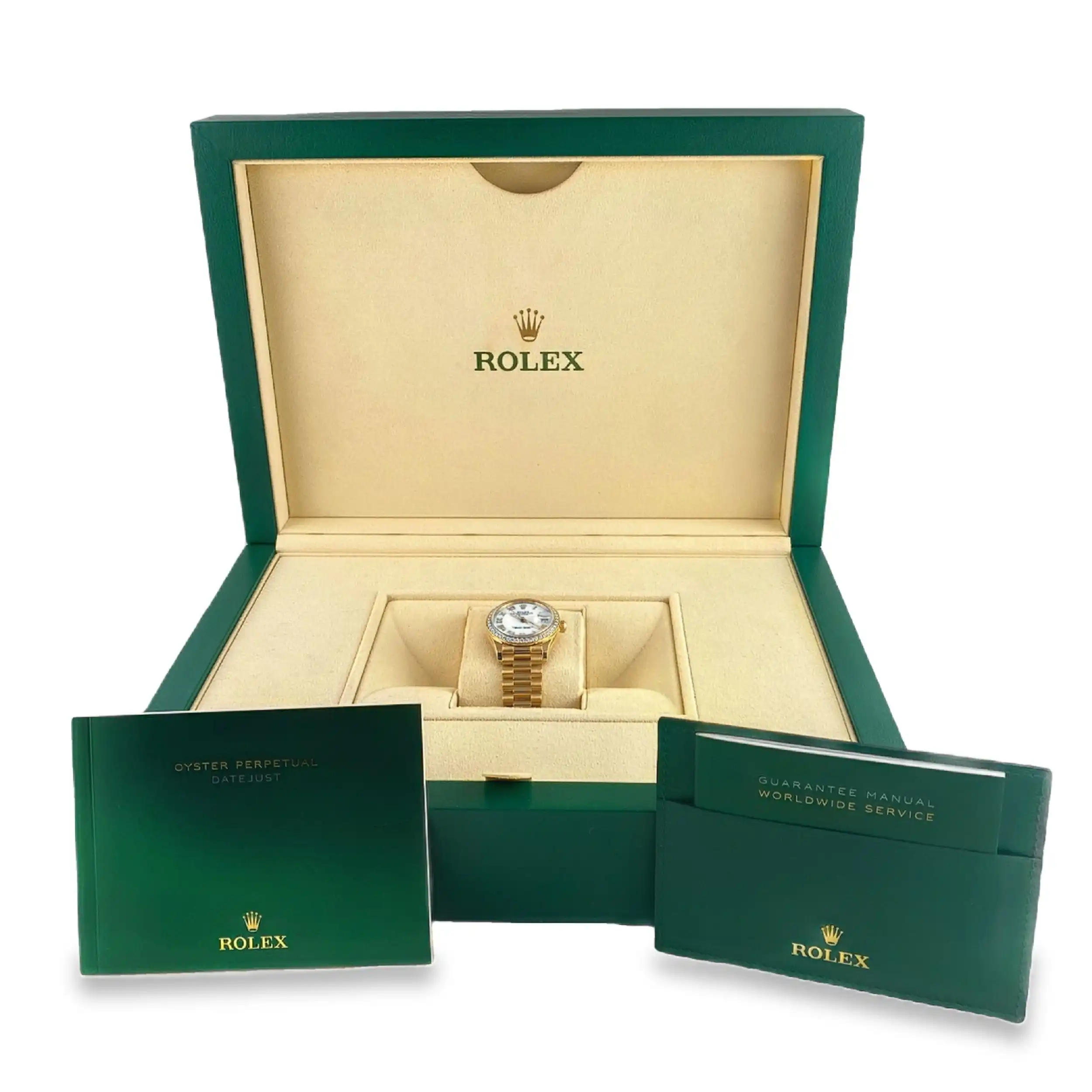 Damenuhr Rolex Datejust 31 Vollgold Fullset 2022 Damenuhr Rolex Datejust 31 Vollgold Fullset 2022