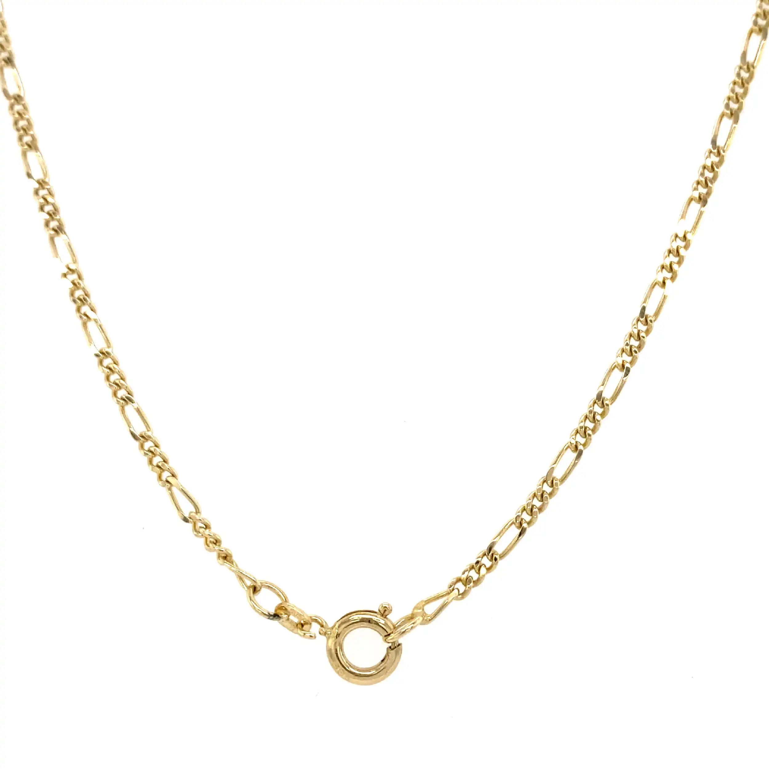 Figaro-Stäbchenkette Gelbgold Figaro-Stäbchenkette Gelbgold