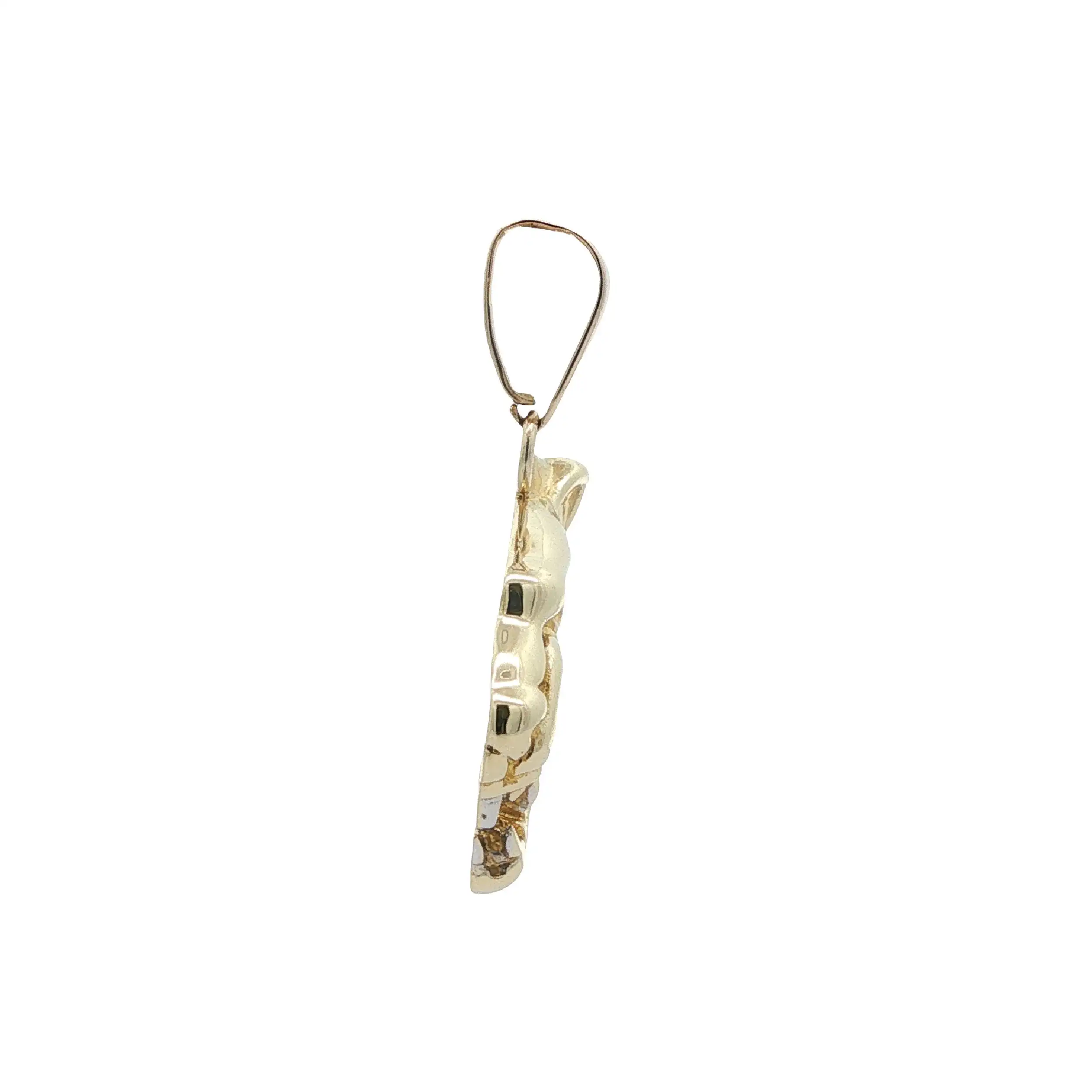 Anhänger Gelbgold Pantherkopf mit Diamanten