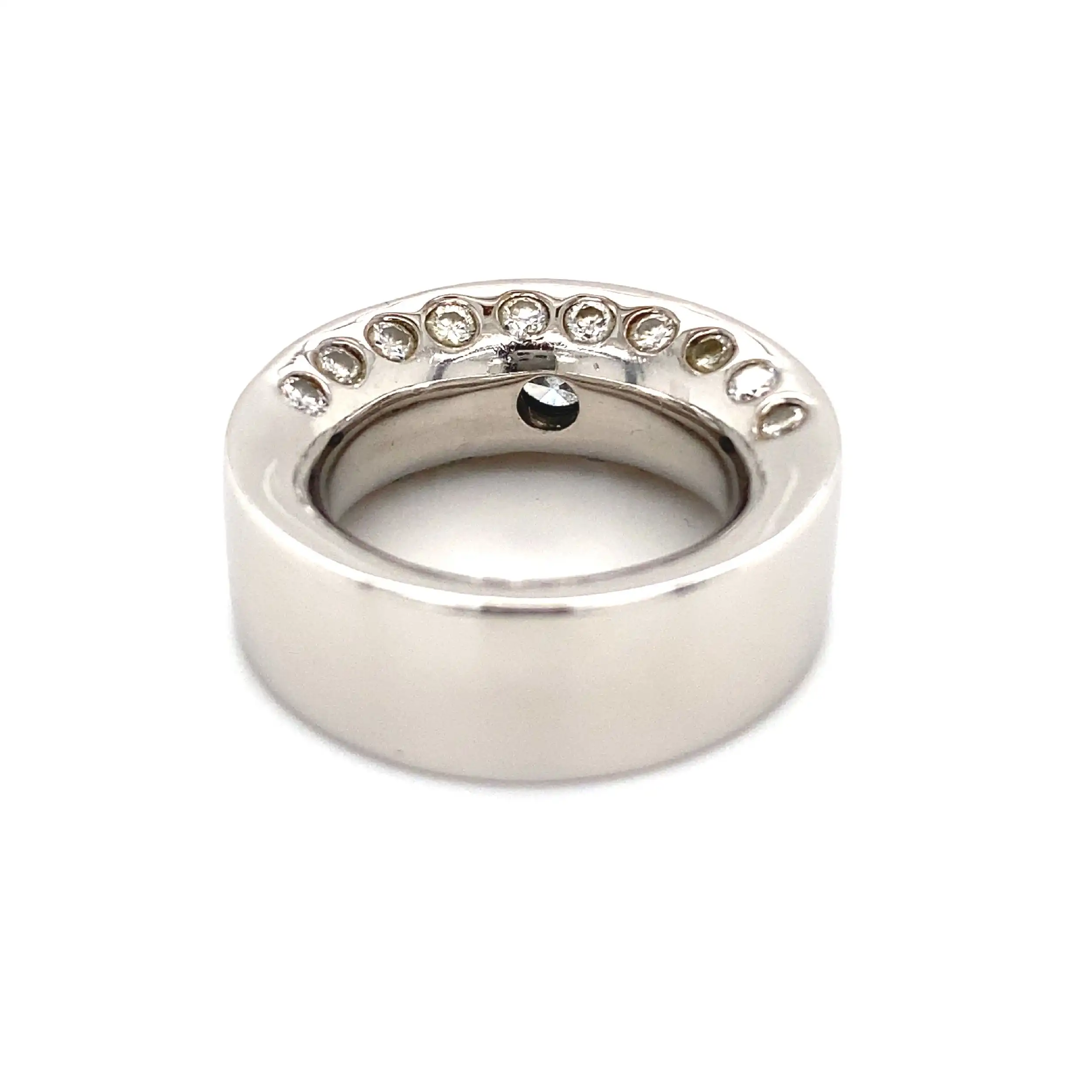 Ring Weißgold massiv mit Rubinen & Brillanten Ring Weißgold massiv mit Rubinen & Brillanten