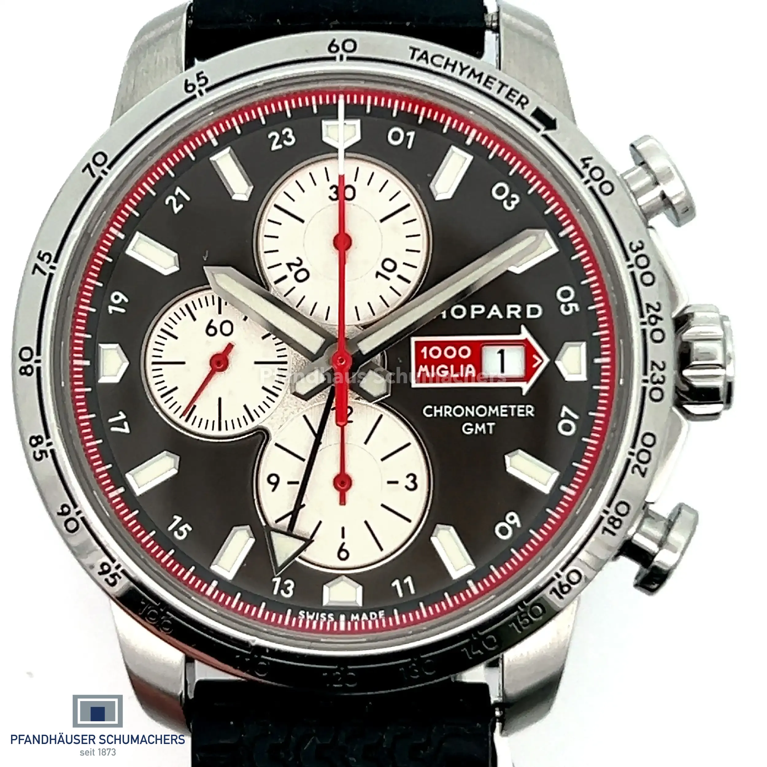 Herrenuhr Chopard-Mille Miglia GMT Brescia-Roma-Brescia Chronometer limitiert auf 2013 Stk. 