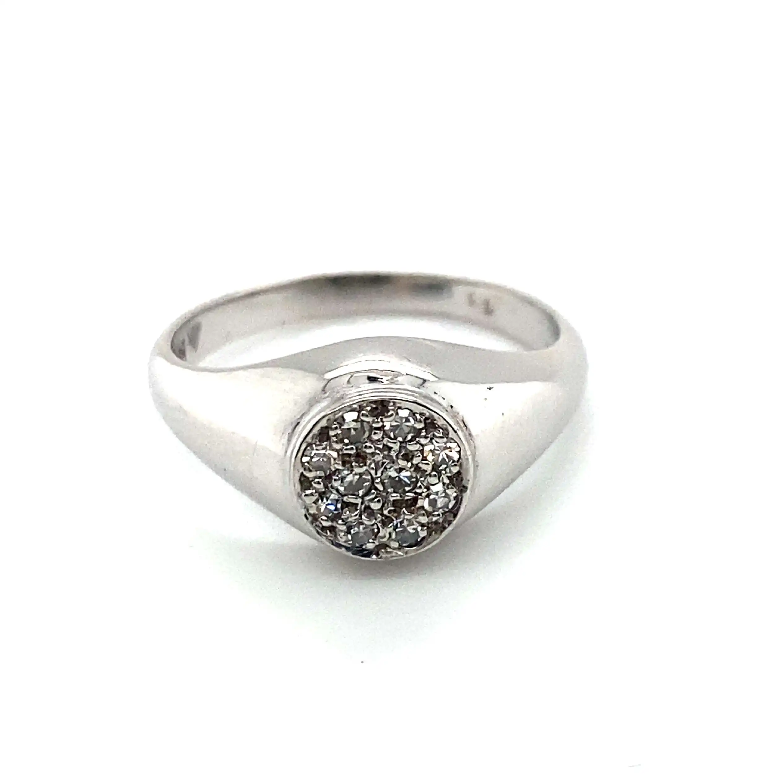 Ring Weißgold mit Diamanten Ring Weißgold mit Diamanten