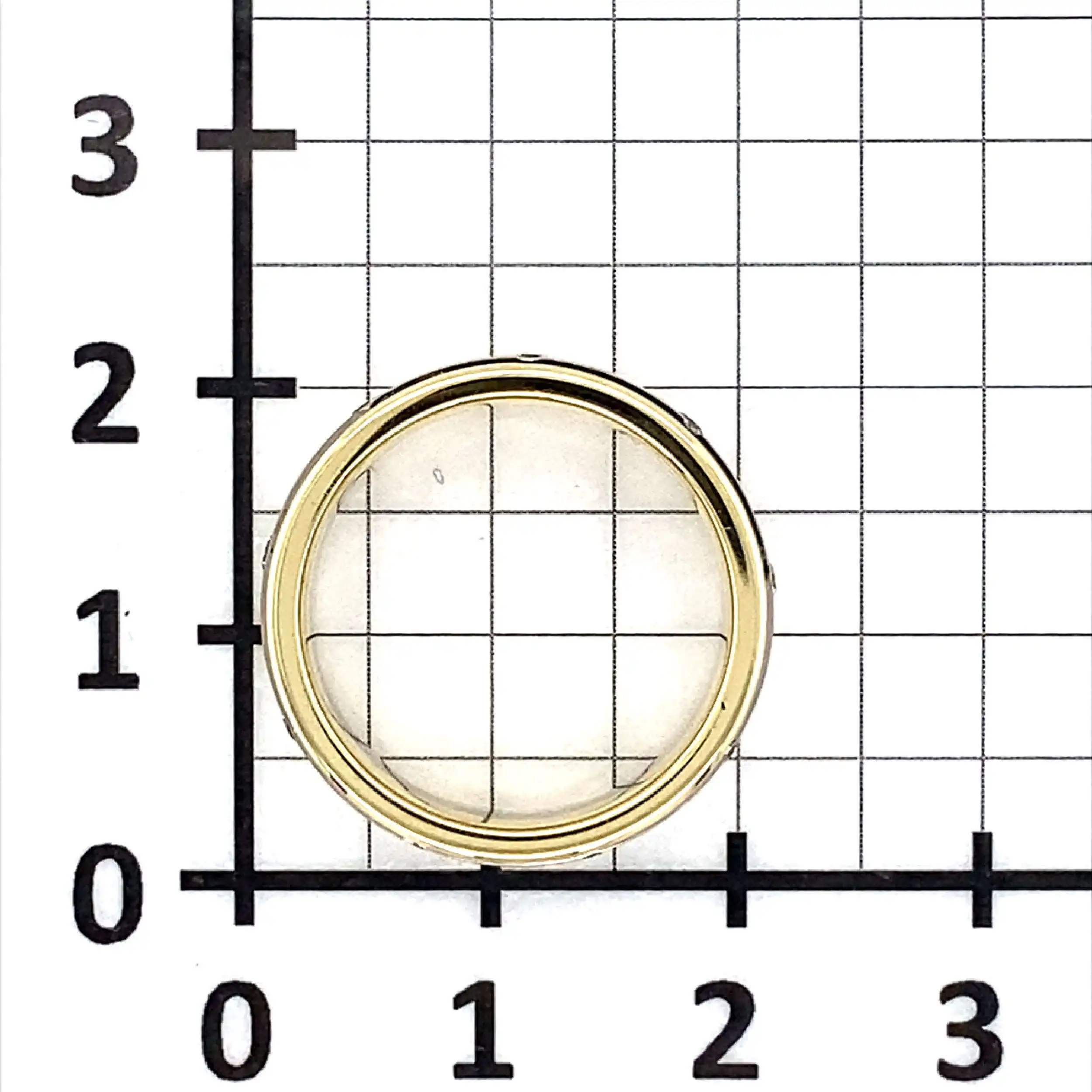 Ring Bicolor mit Brillanten mit 0,18ct graviert