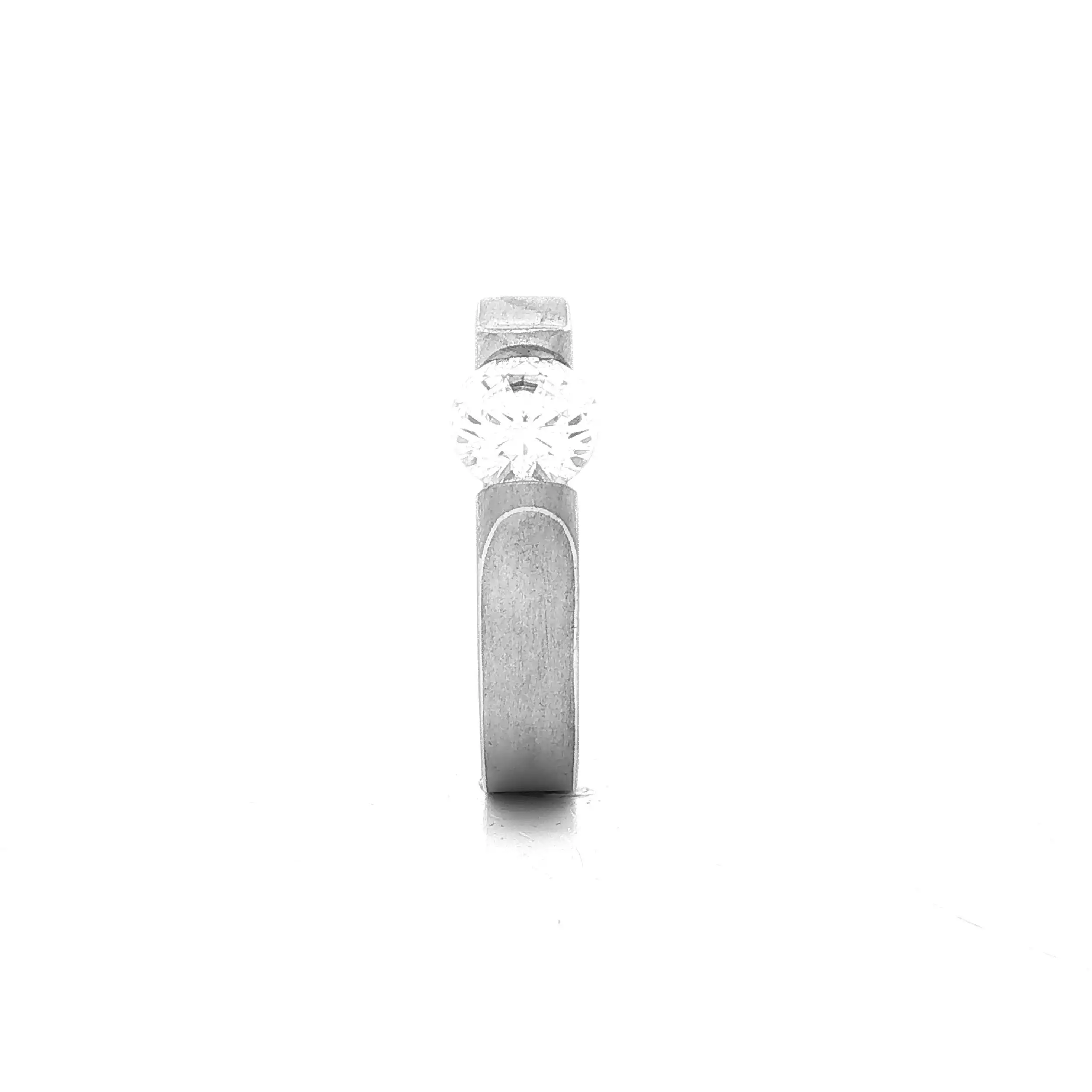 Spannring Silber Niessing "Musterring" Everest mit Zirkonia Spannring Silber Niessing "Musterring" Everest mit Zirkonia