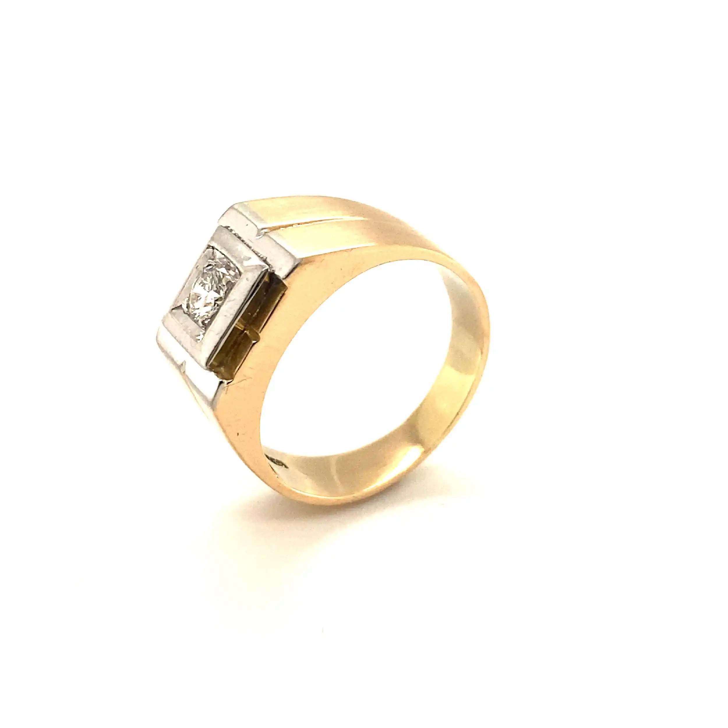 Ring Roségold/Weißgold Brillant Solitär Ring Roségold/Weißgold Brillant Solitär