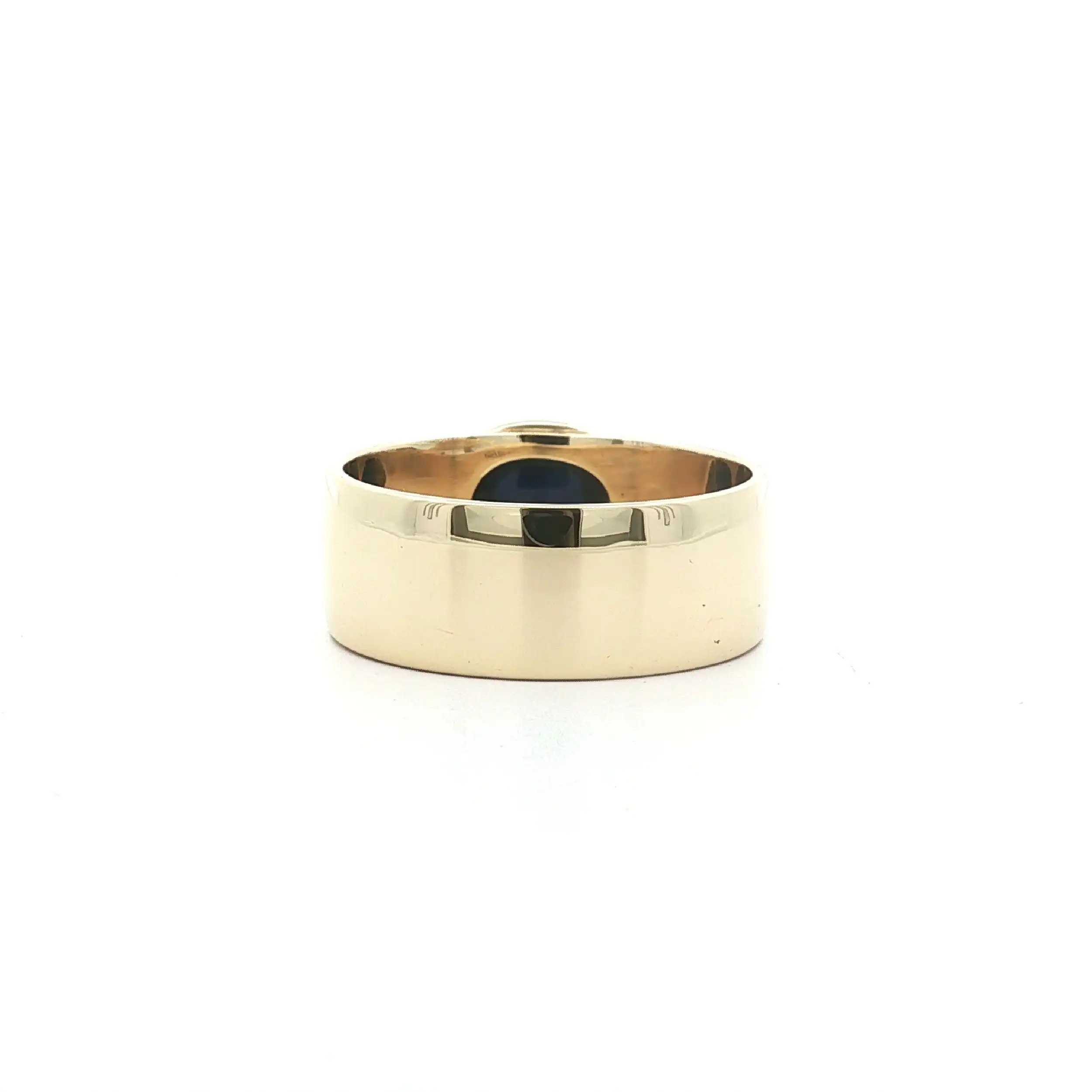 Ring Gelbgold mit Saphir Cabochon Ring Gelbgold mit Saphir Cabochon