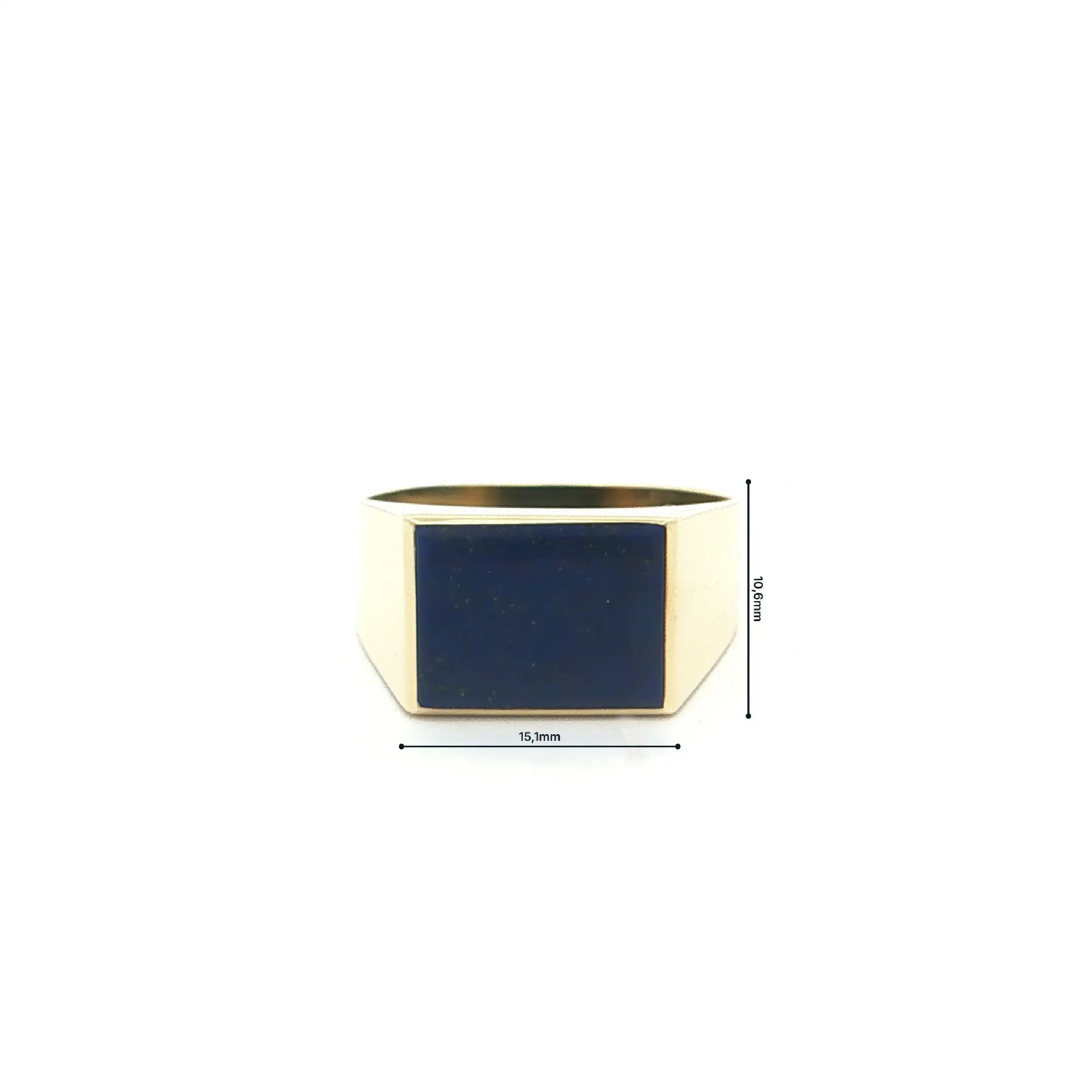 Ring Gelbgold mit Lapislazuli Ring Gelbgold mit Lapislazuli