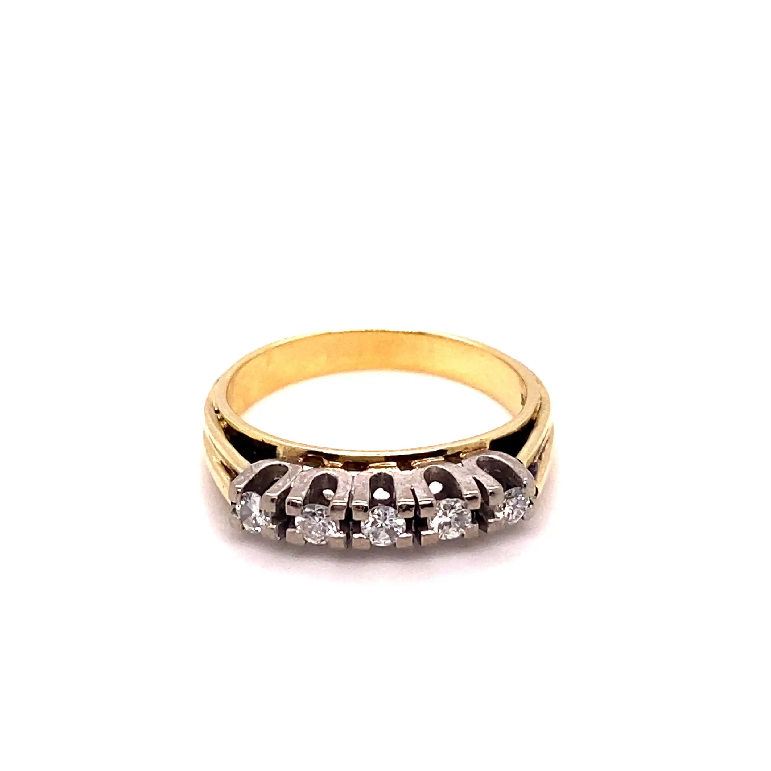 Ring Bicolor mit Brillanten Ring Bicolor mit Brillanten