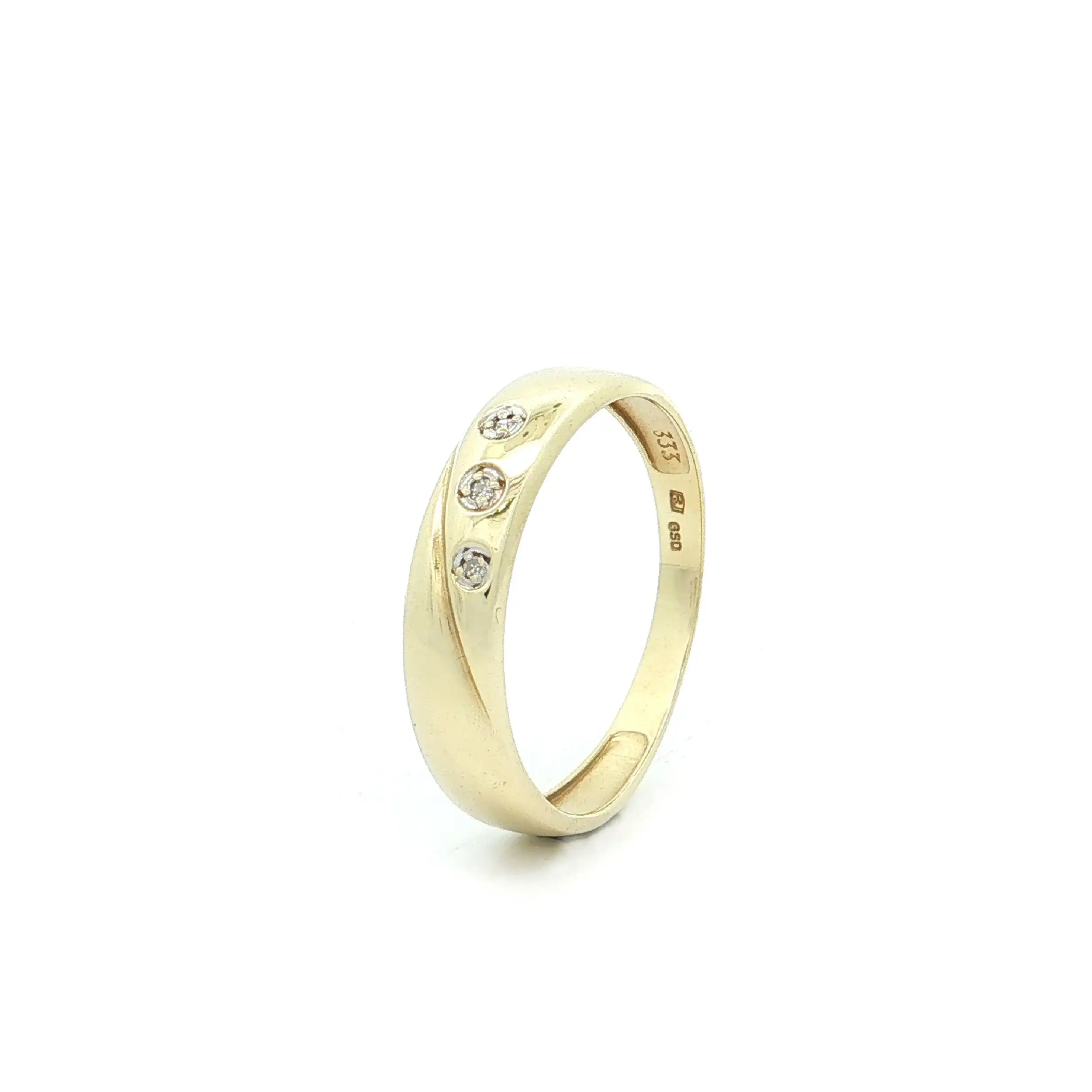 Ring Gelbgold mit Diamanten
