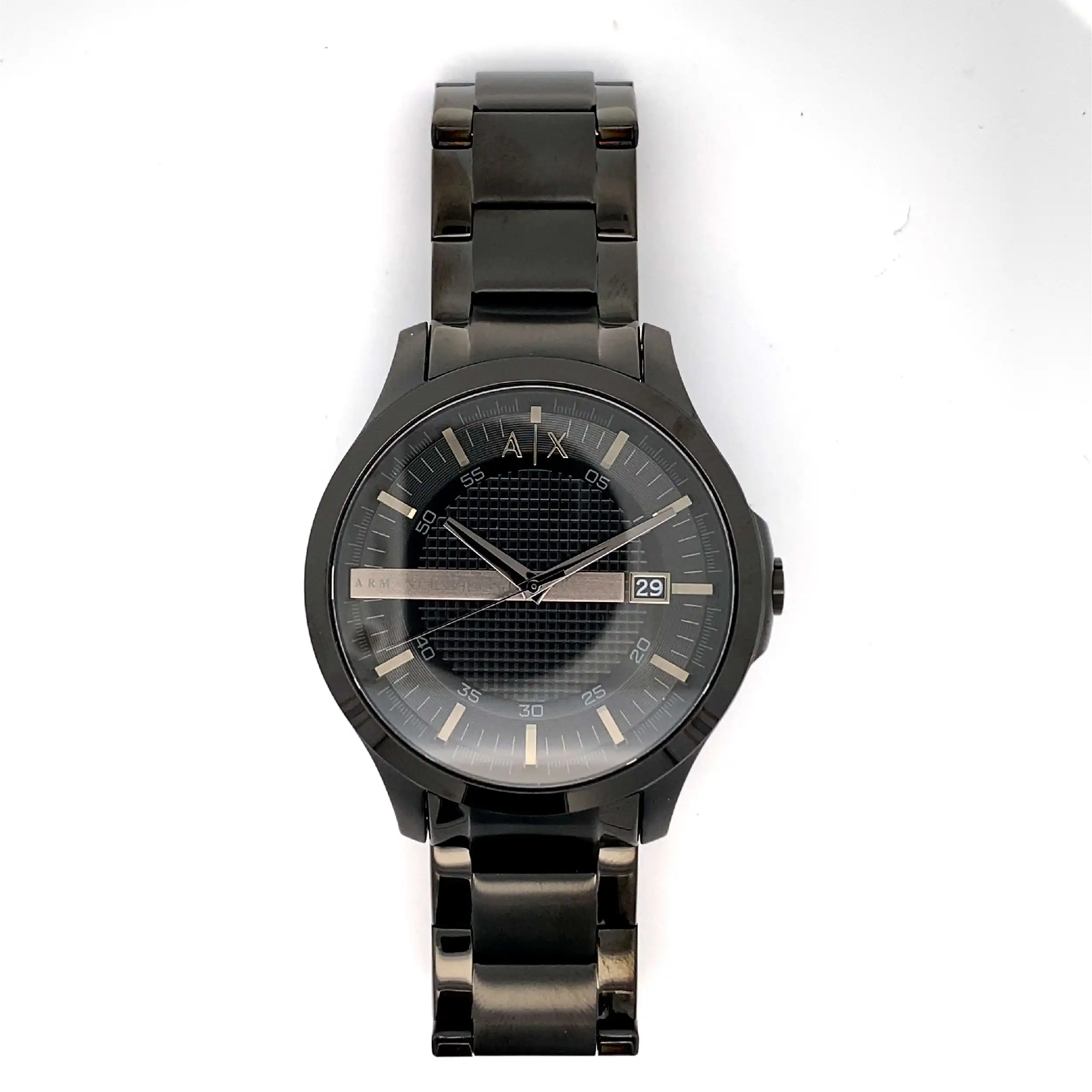 Herrenuhr Armani Exchange Hampton Uhren-Set mit Lederarmband Herrenuhr Armani Exchange Hampton Uhren-Set mit Lederarmband