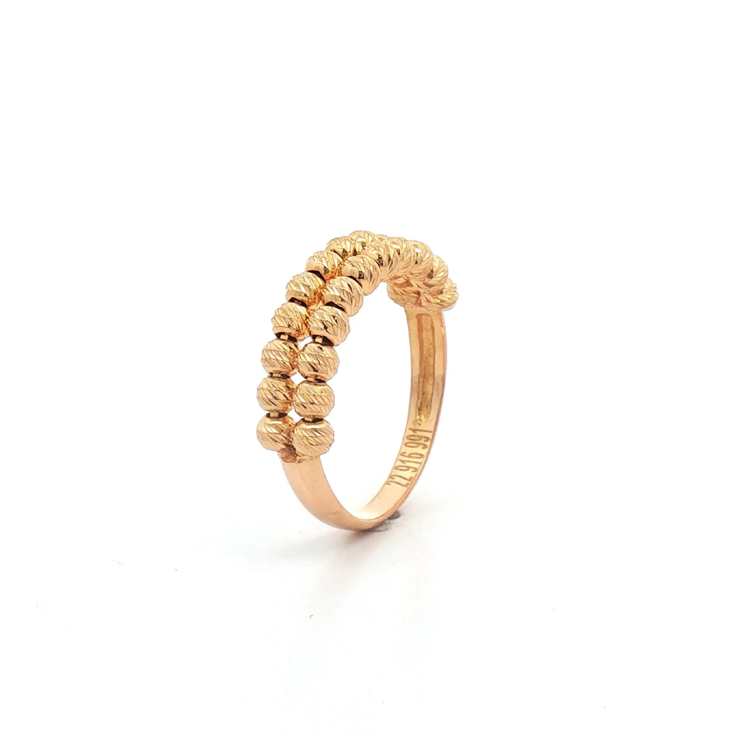Ring Gelbgold Kügelchen diamantiert Ring Gelbgold Kügelchen diamantiert