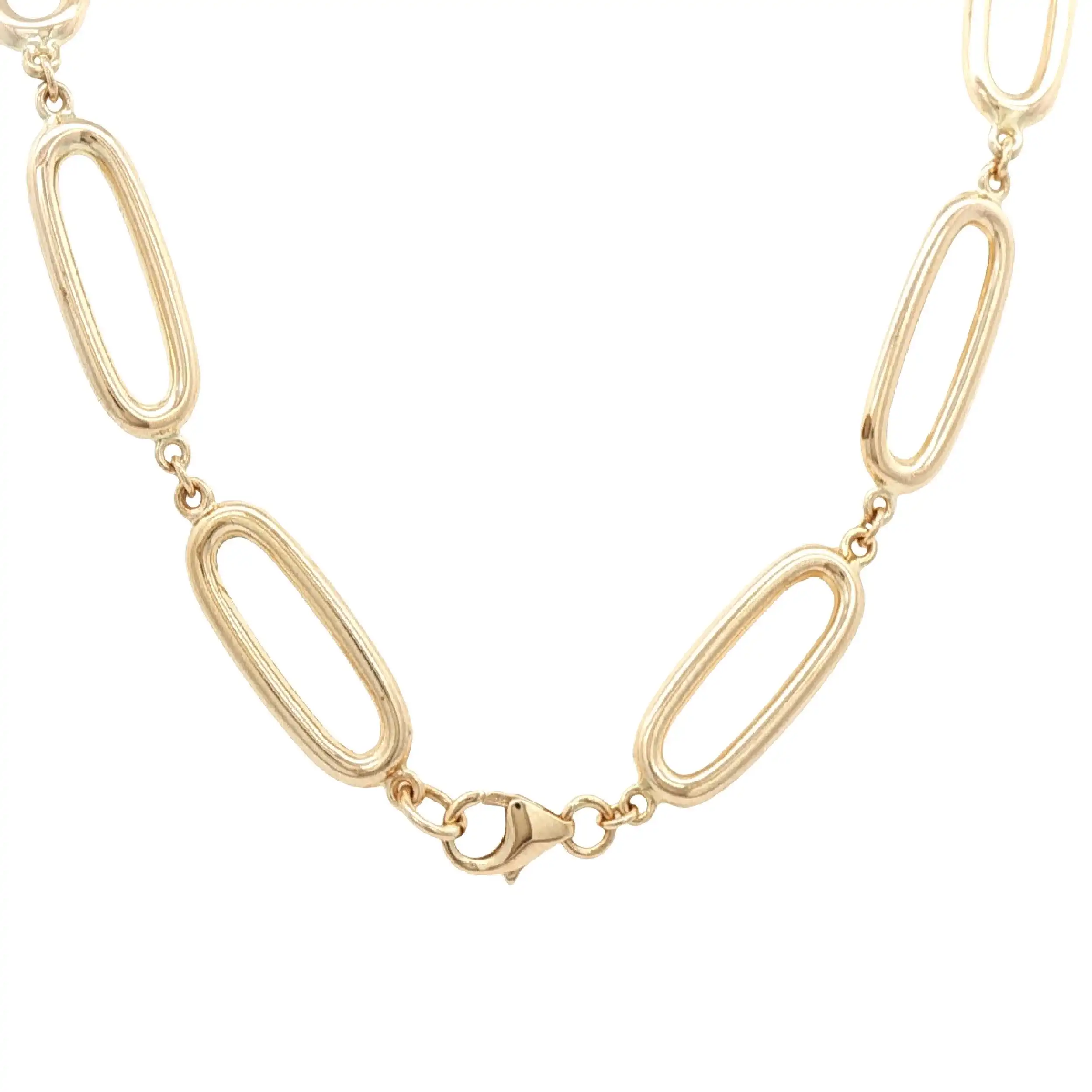 Gliedercollier Bicolor mit Brillanten Gliedercollier Bicolor mit Brillanten