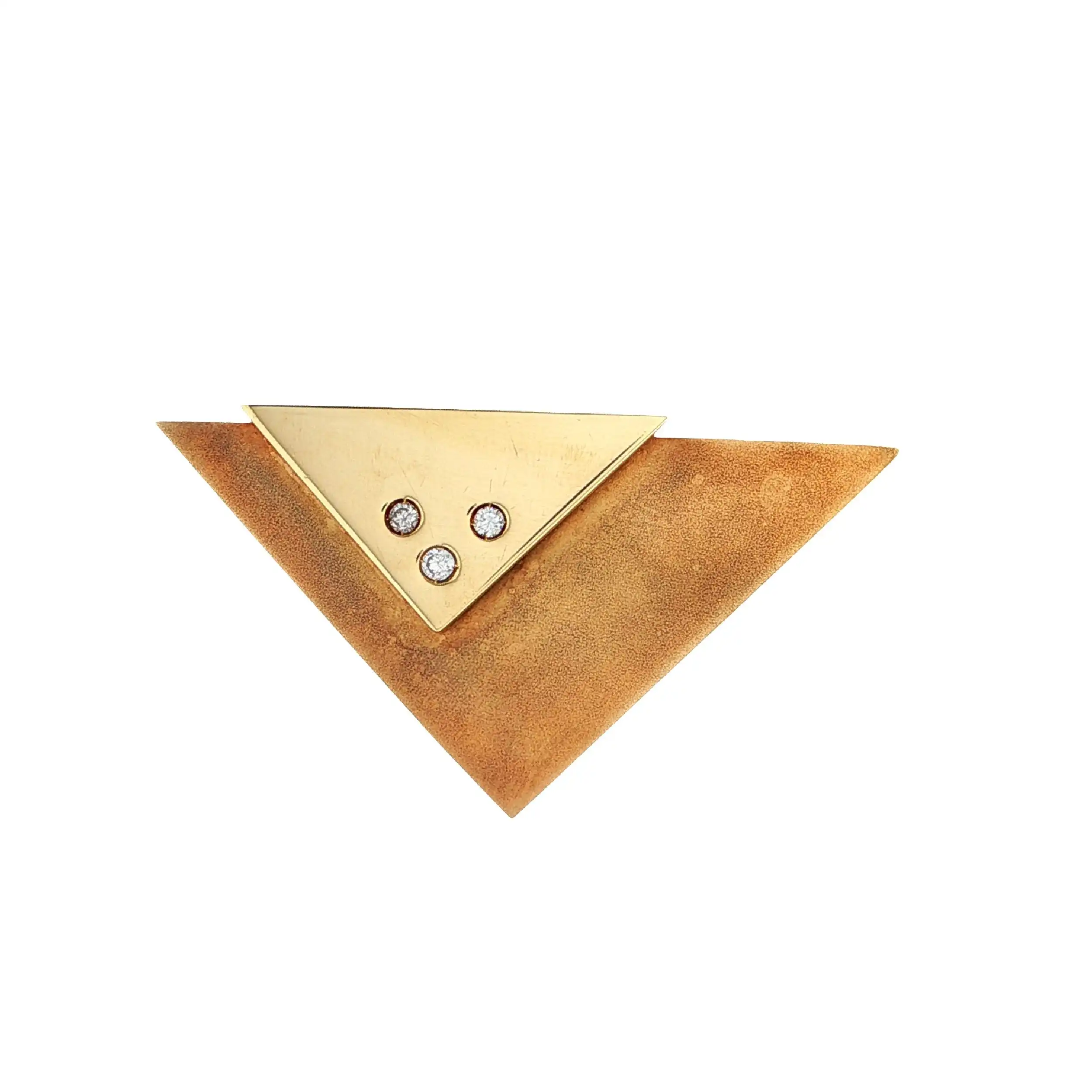 Nadel Gelbgold mit Brillanten Nadel Gelbgold mit Brillanten