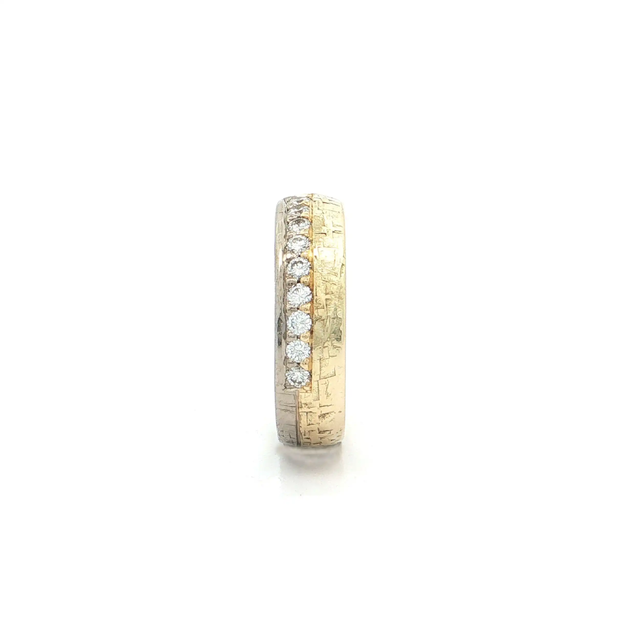 Trauring Bicolor mit Brillanten Trauring Bicolor mit Brillanten