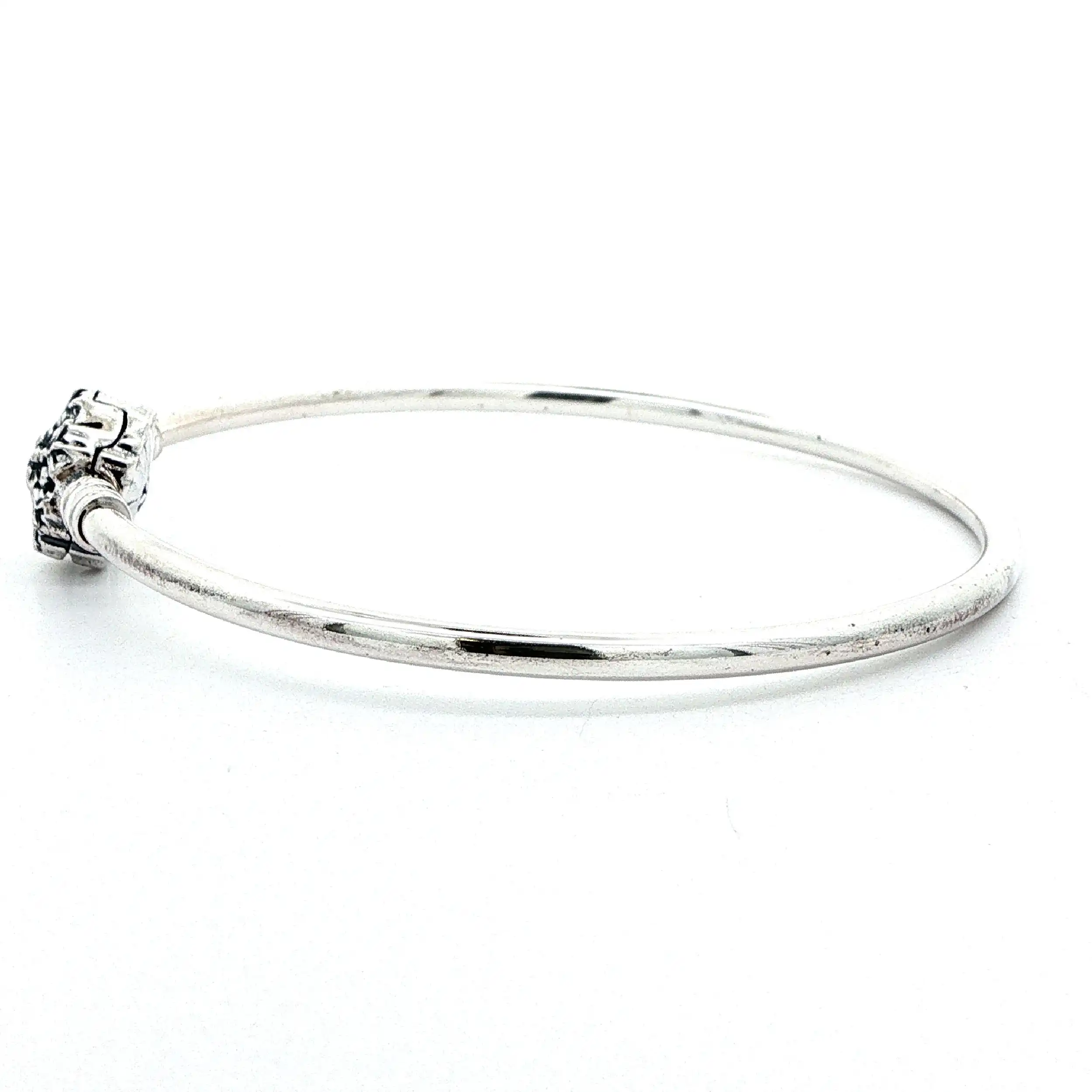 Armreif Silber Pandora mit Schneeflocke