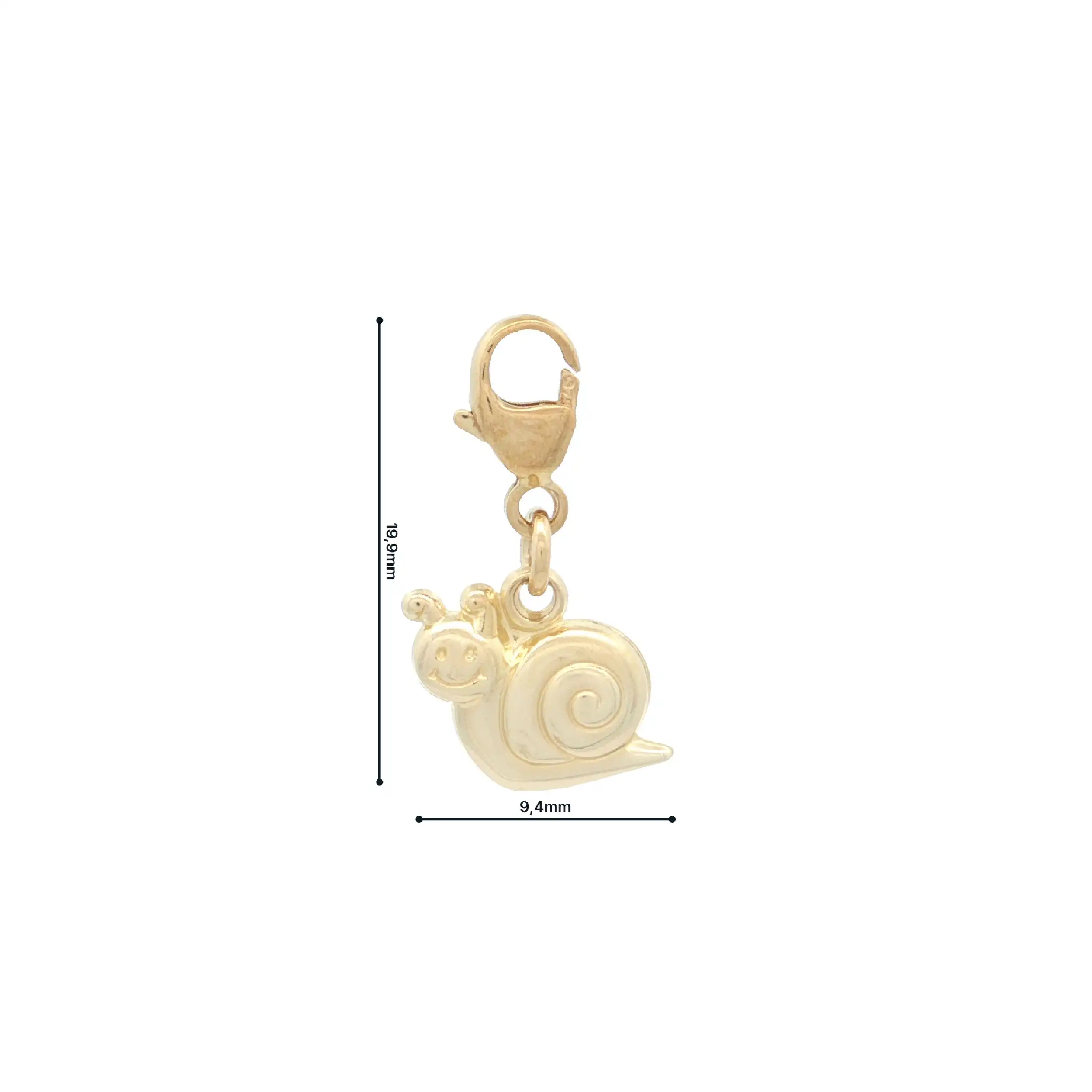 Anhänger/Charm Gelbgold "Schnecke" Anhänger/Charm Gelbgold "Schnecke"