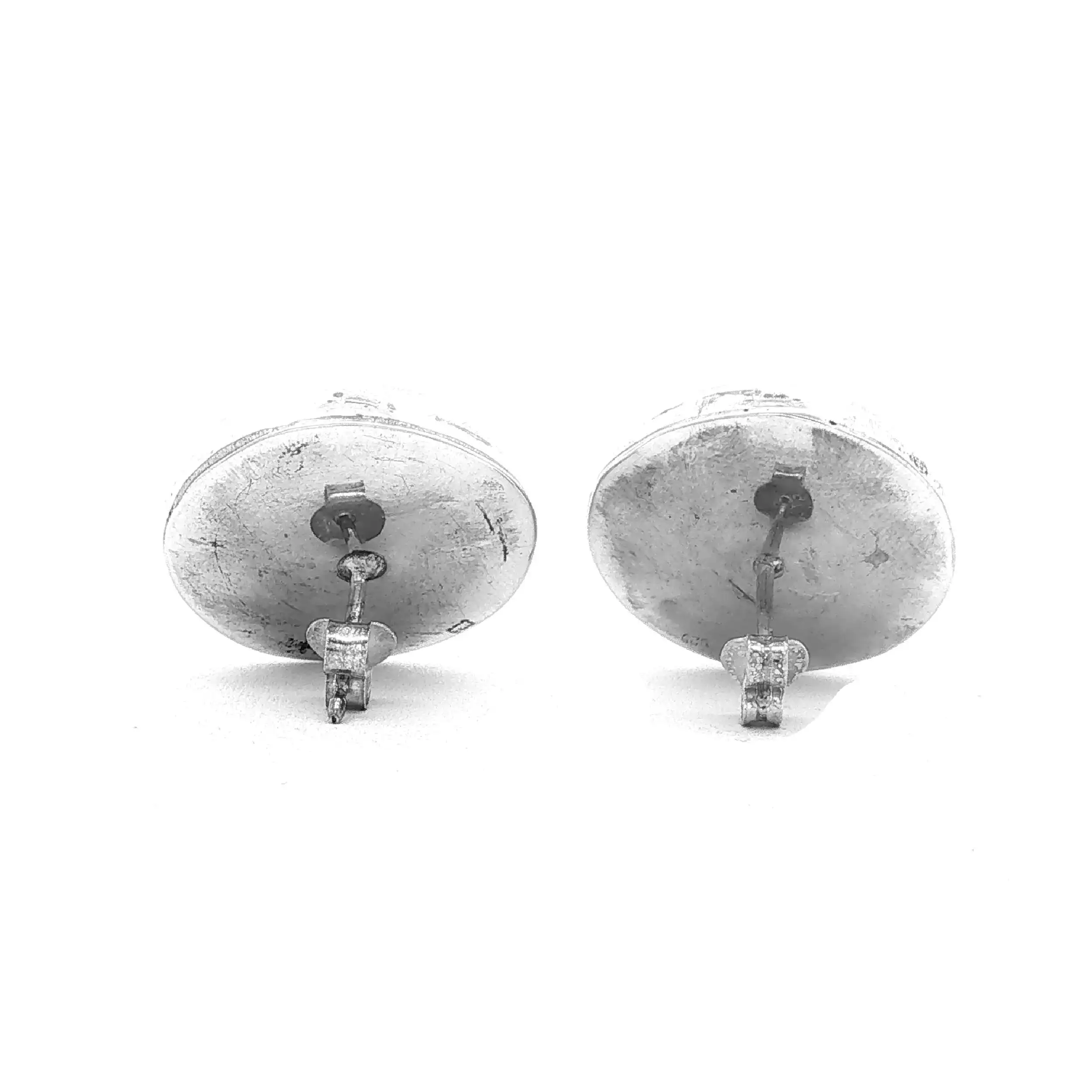 Ohrstecker Silber rund