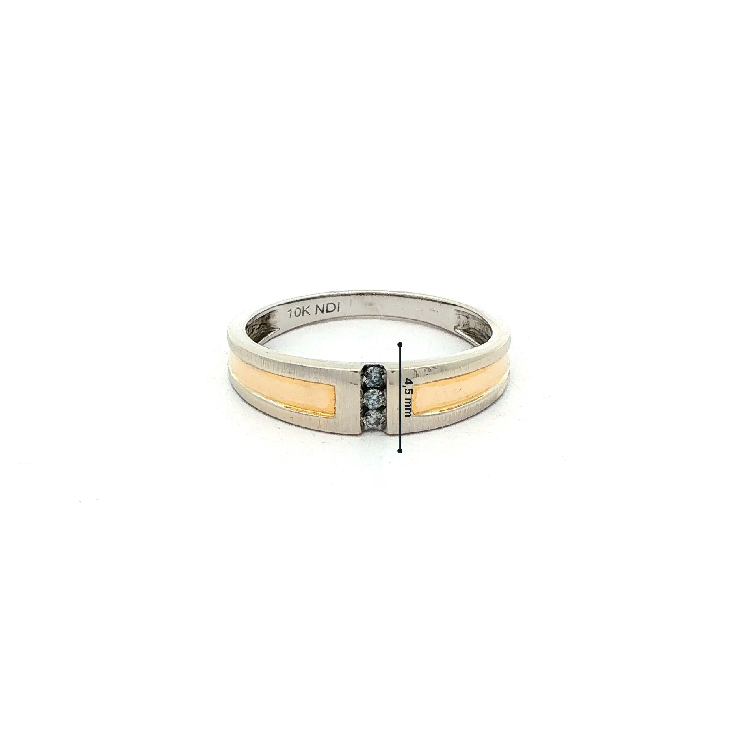 Ring Bicolor mit Brillanten Ring Bicolor mit Brillanten