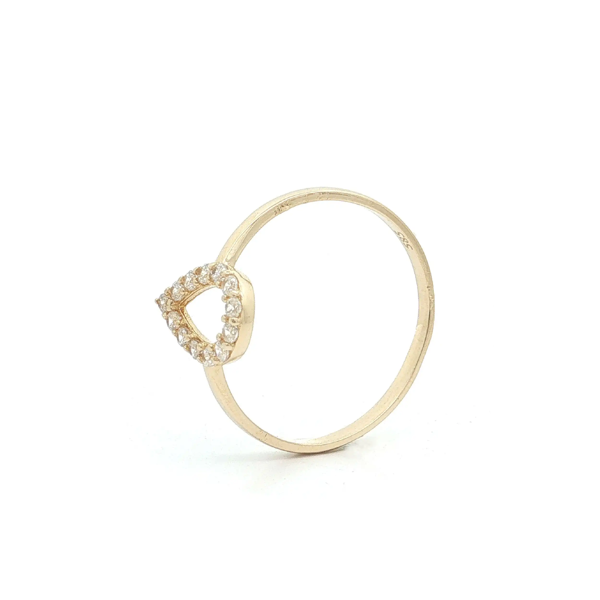 Ring Gelbgold mit Zirkonia