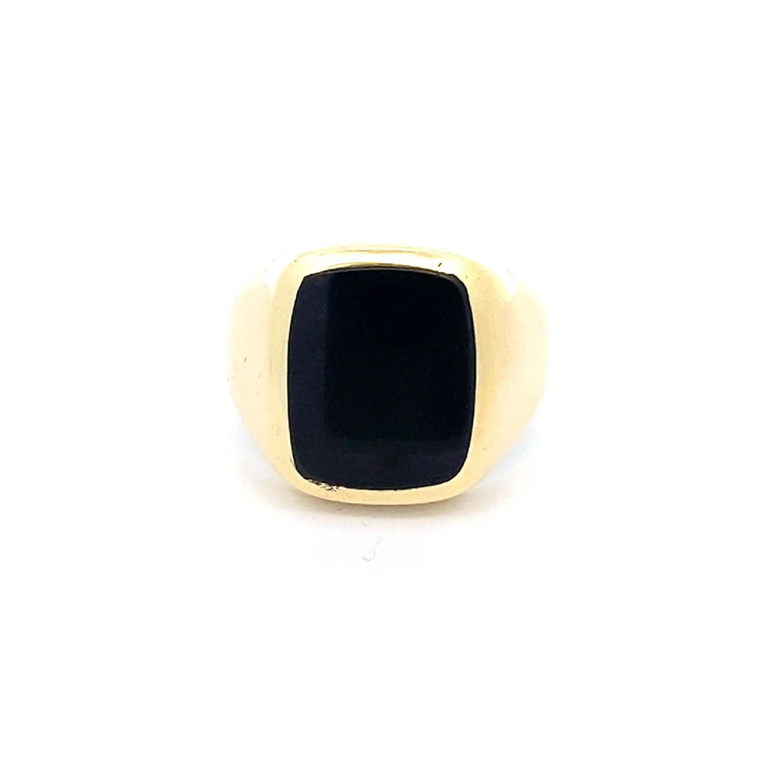 Ring Gelbgold mit Onyx