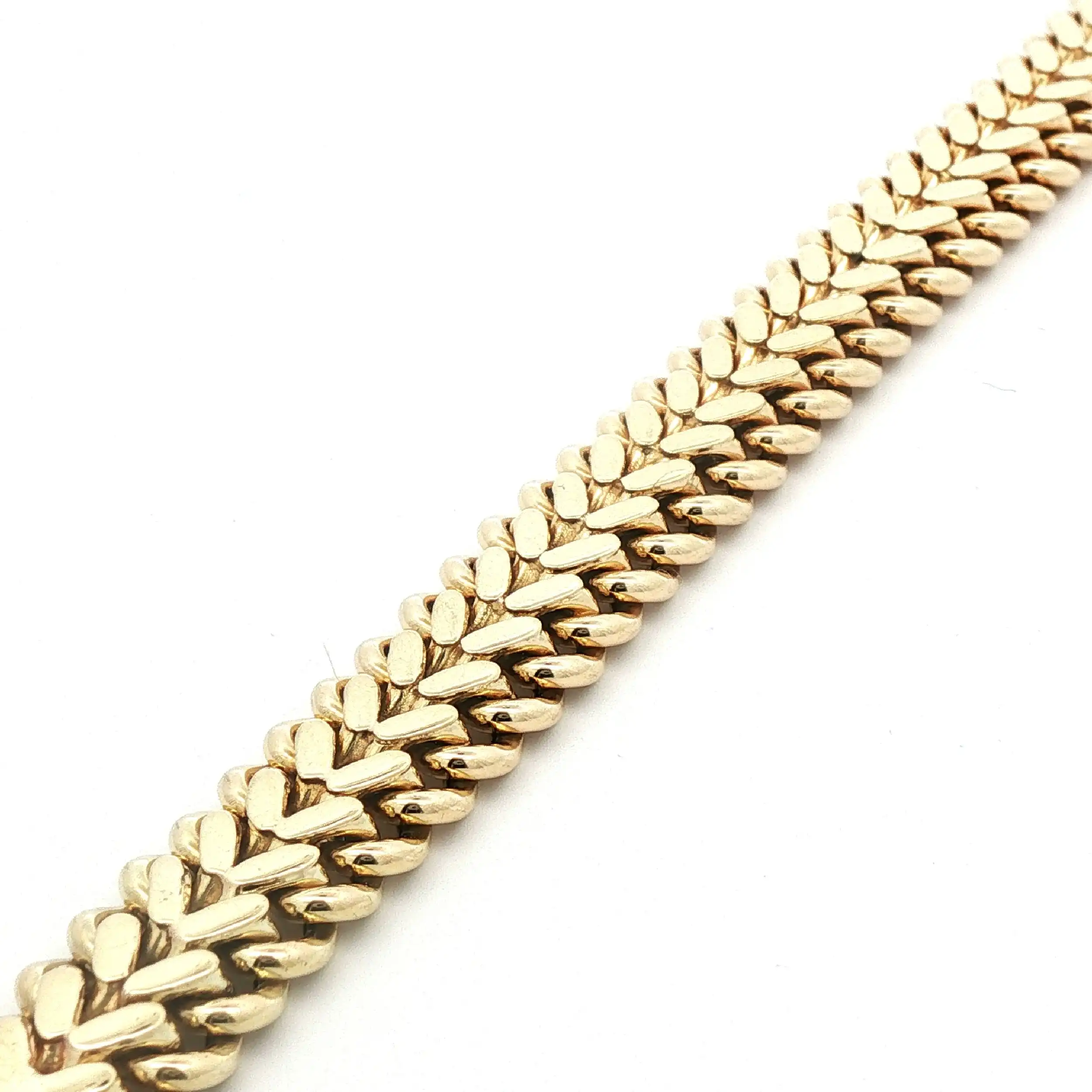 Panzerarmband Gelbgold