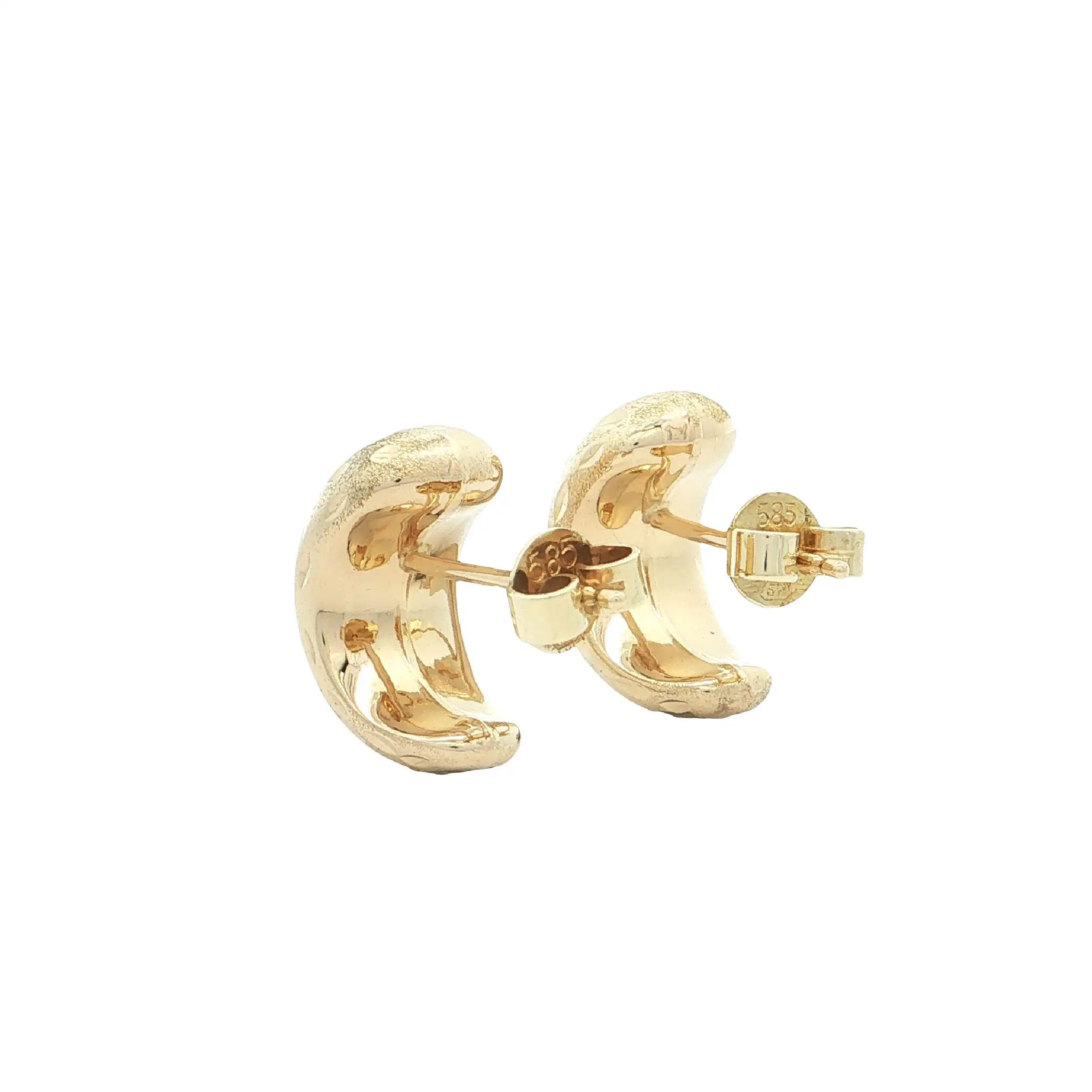 Ohrstecker Gelbgold