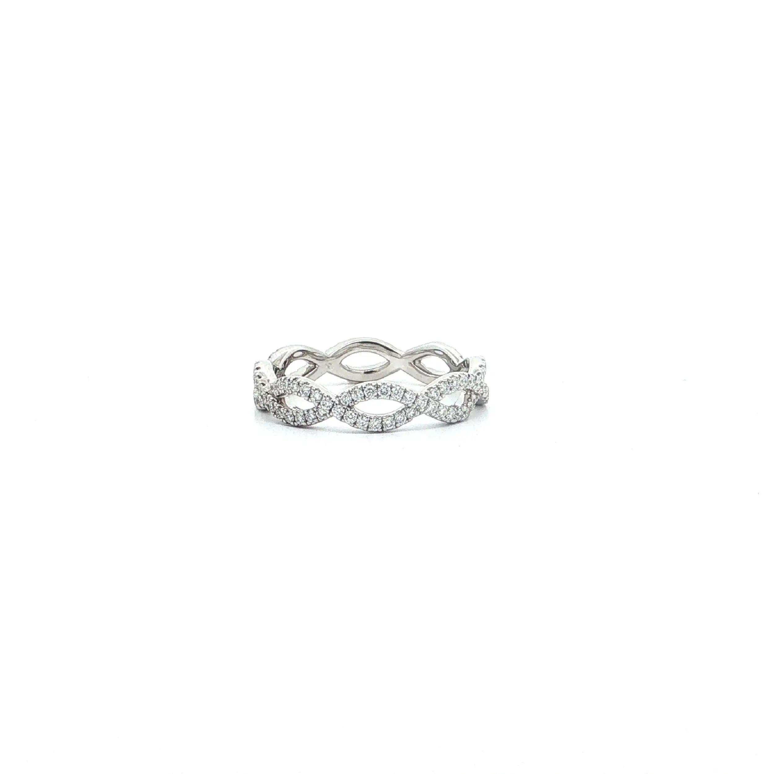 Ring Weißgold mit Brillanten 0,56ct. TW/VSI