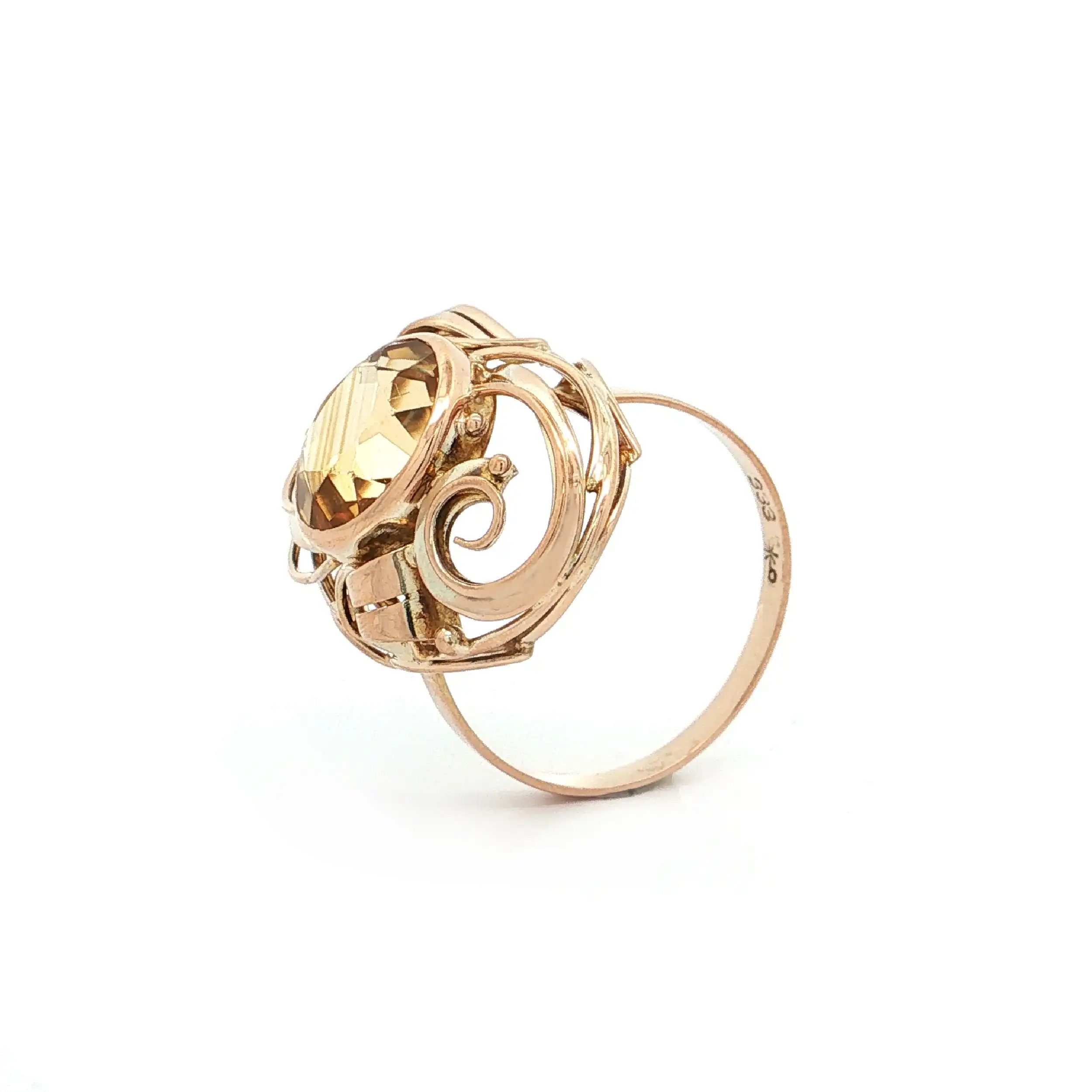 Ring Gelbgold mit Citrin Ring Gelbgold mit Citrin