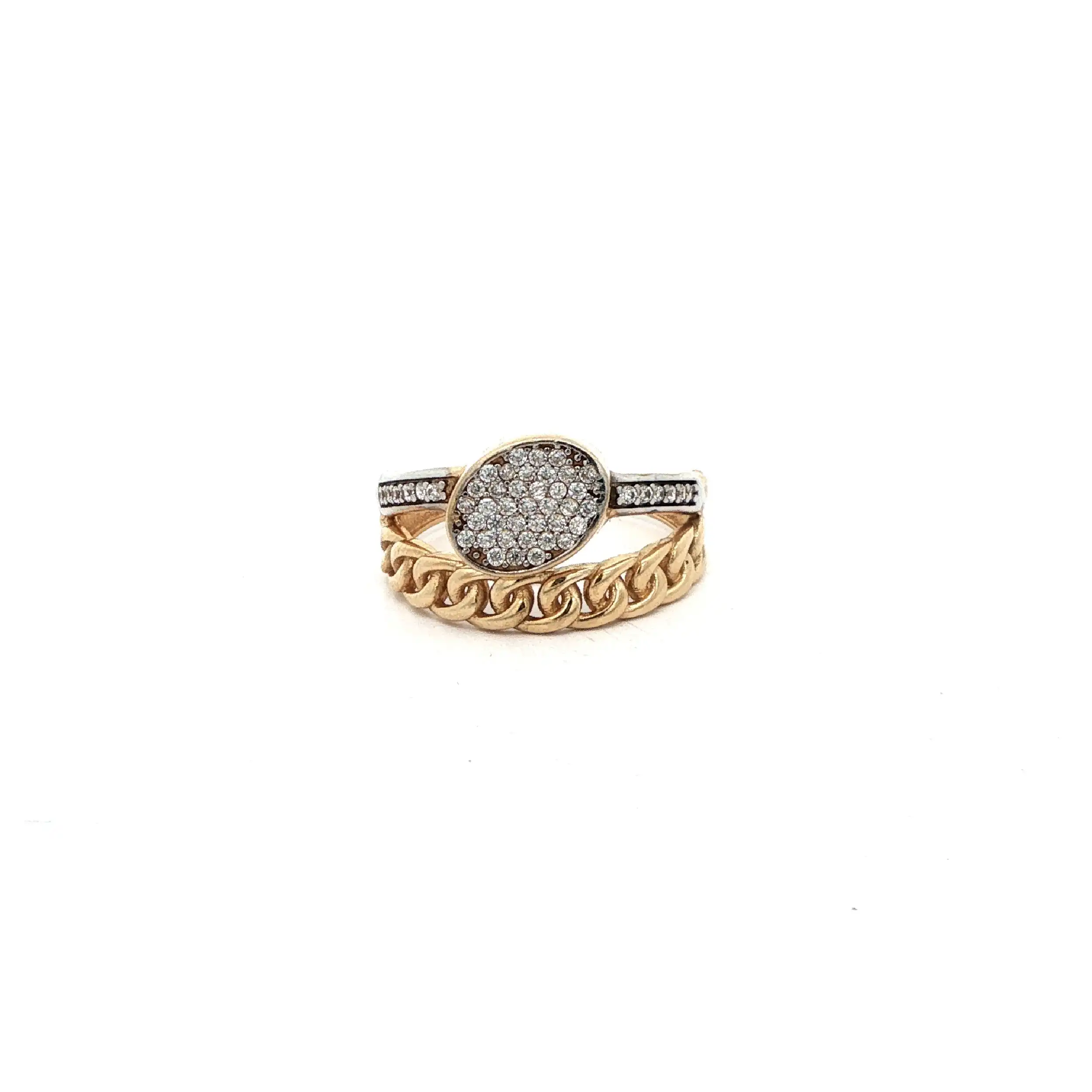 Ring Gelbgold mit Zirkonia