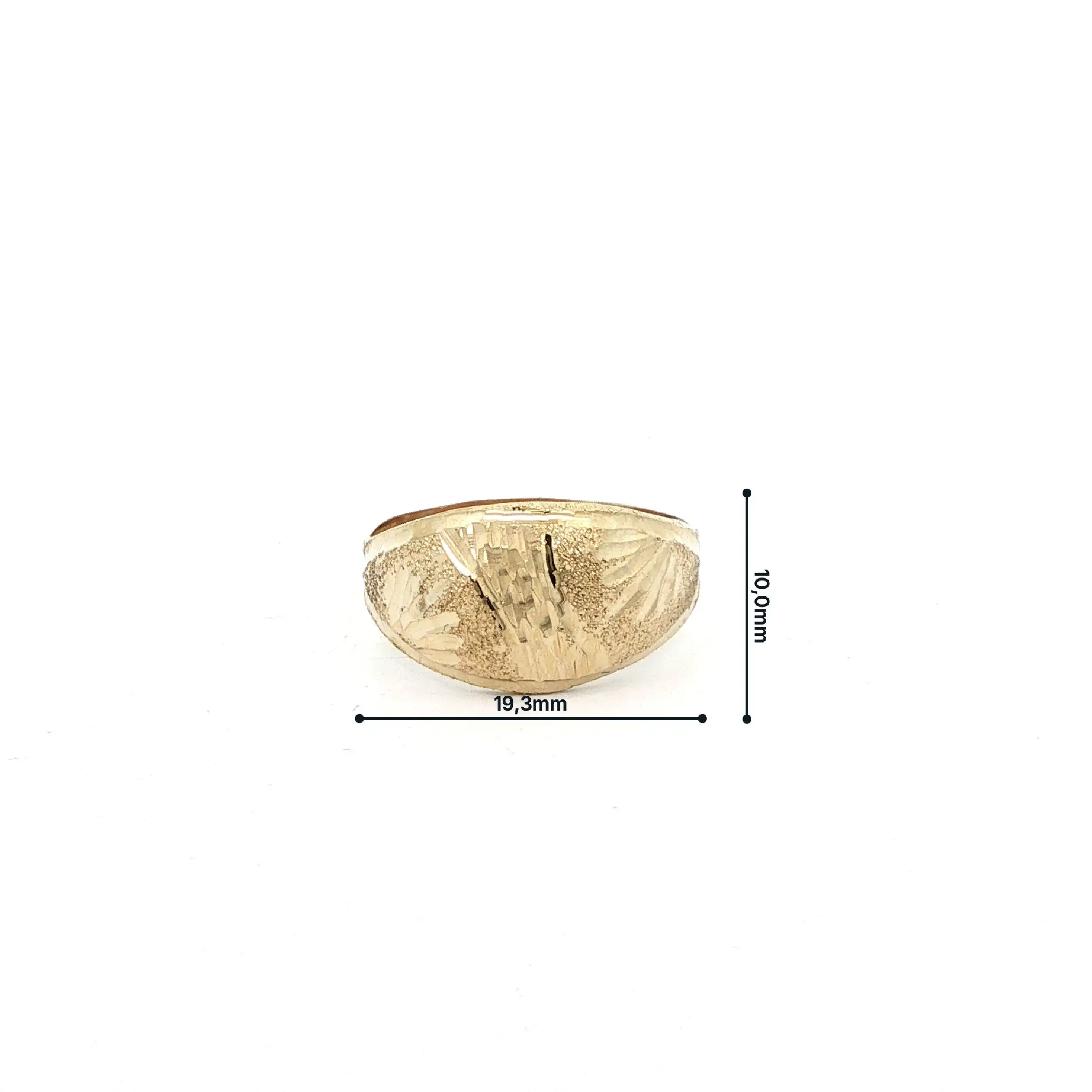 Ring Gelbgold mit Muster Ring Gelbgold mit Muster