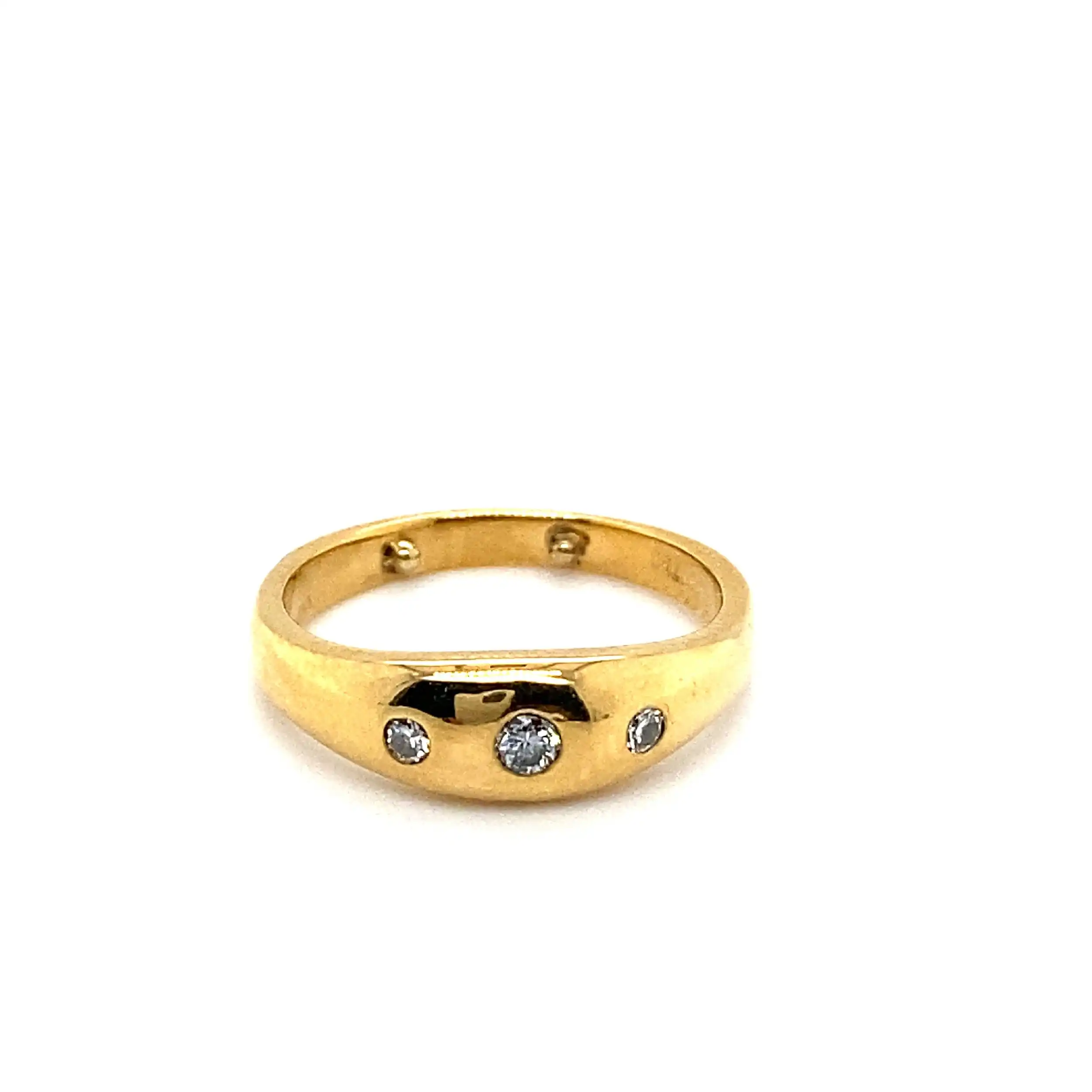 Ring Gelbgold mit Brillanten Ring Gelbgold mit Brillanten