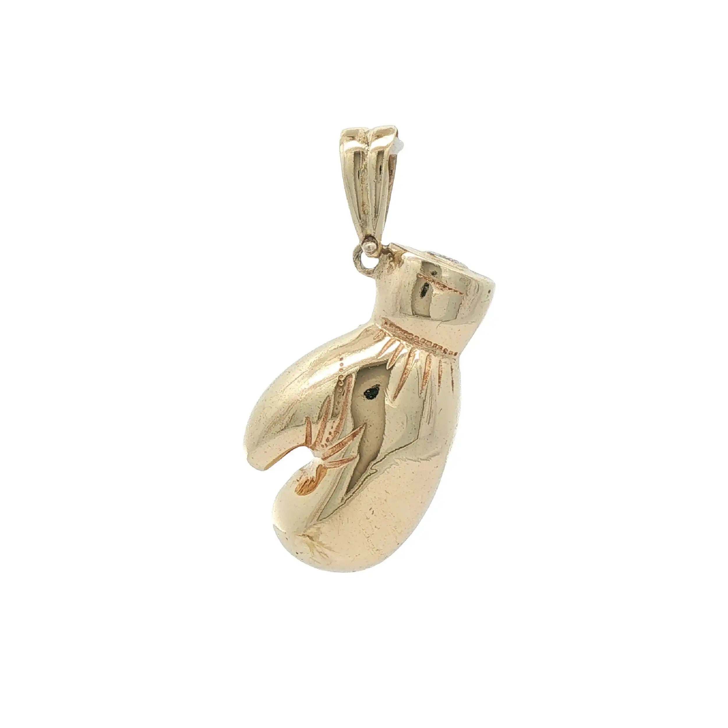 Anhänger Gelbgold Boxhandschuh