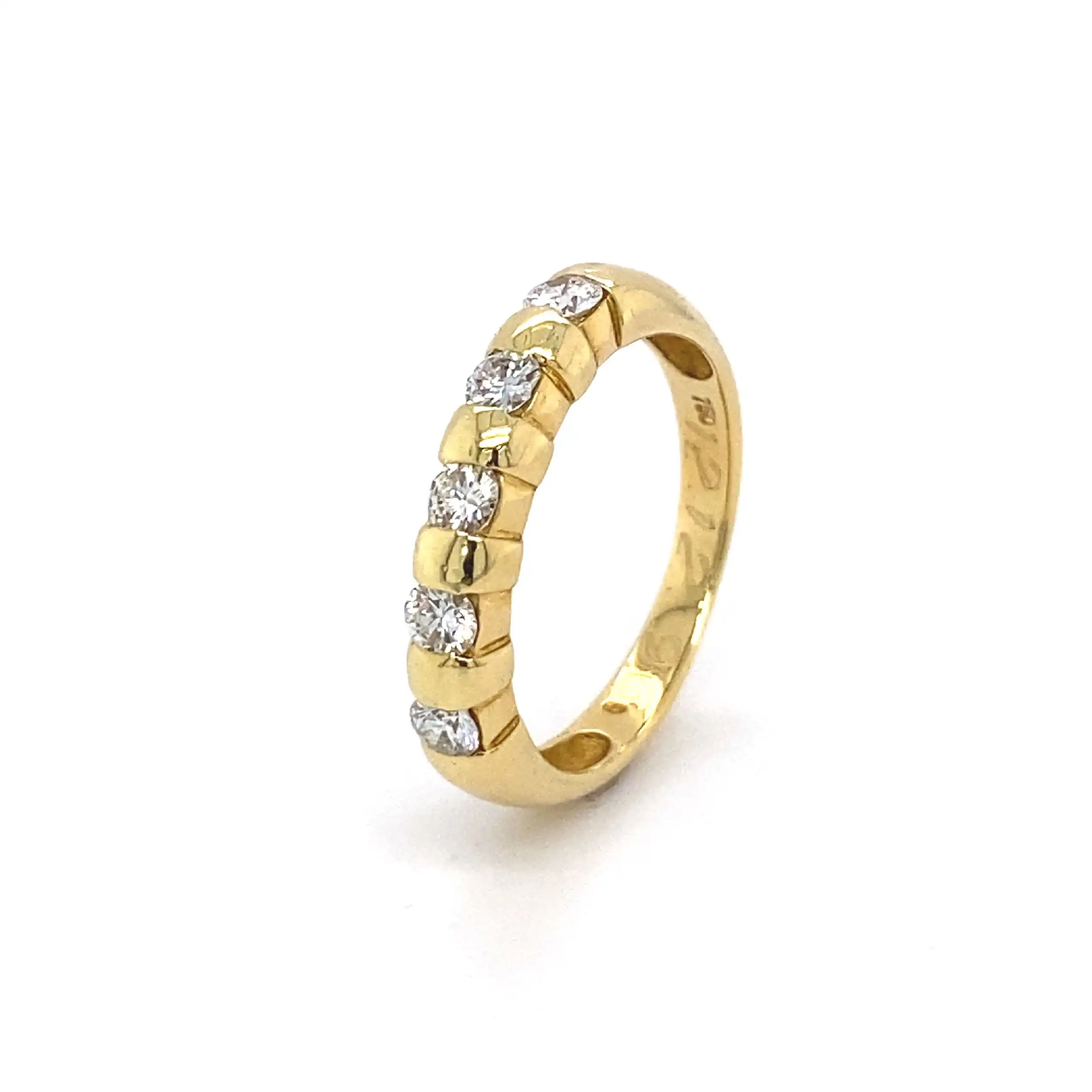 Ring Gelbgold mit Brillanten