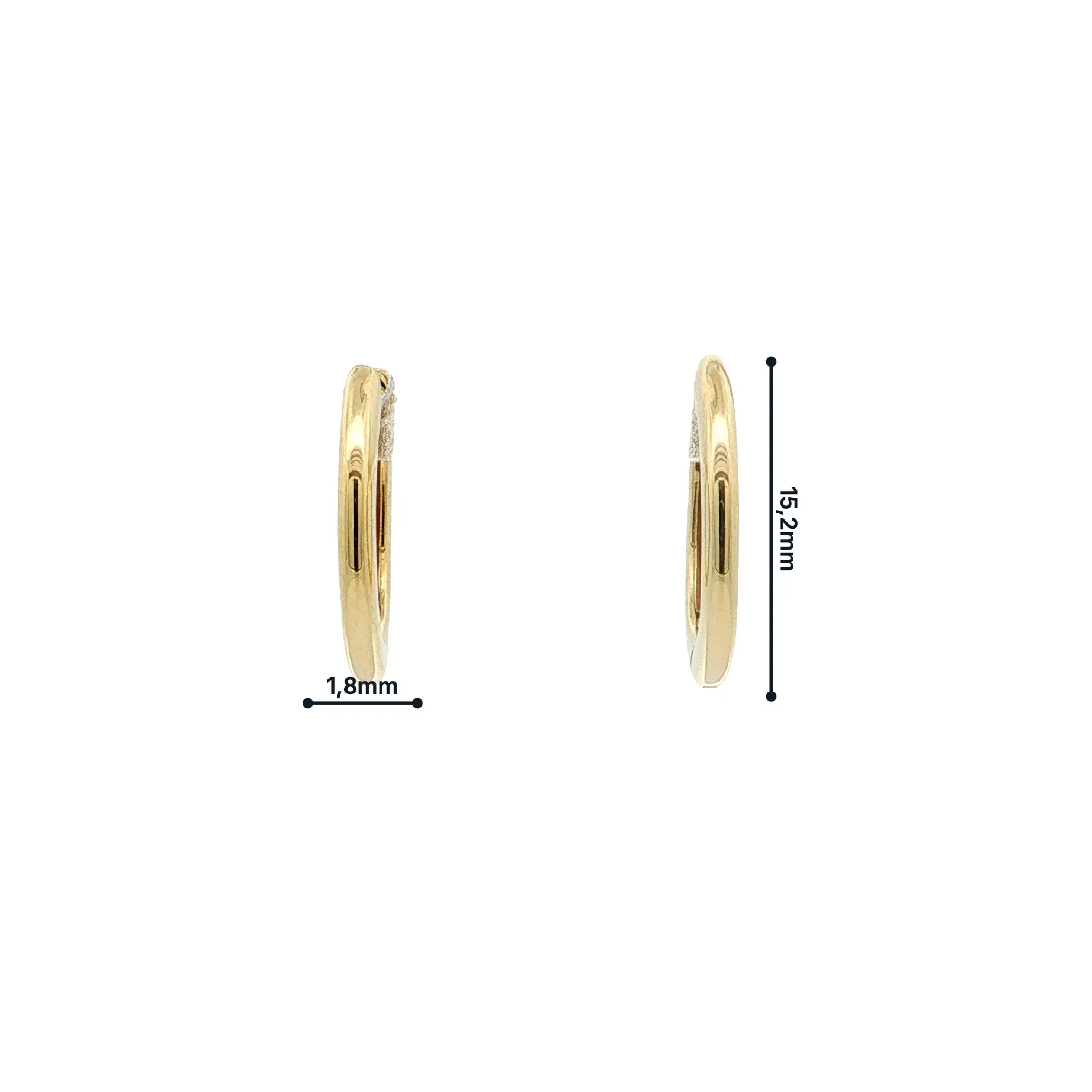 Creolen Gelbgold
