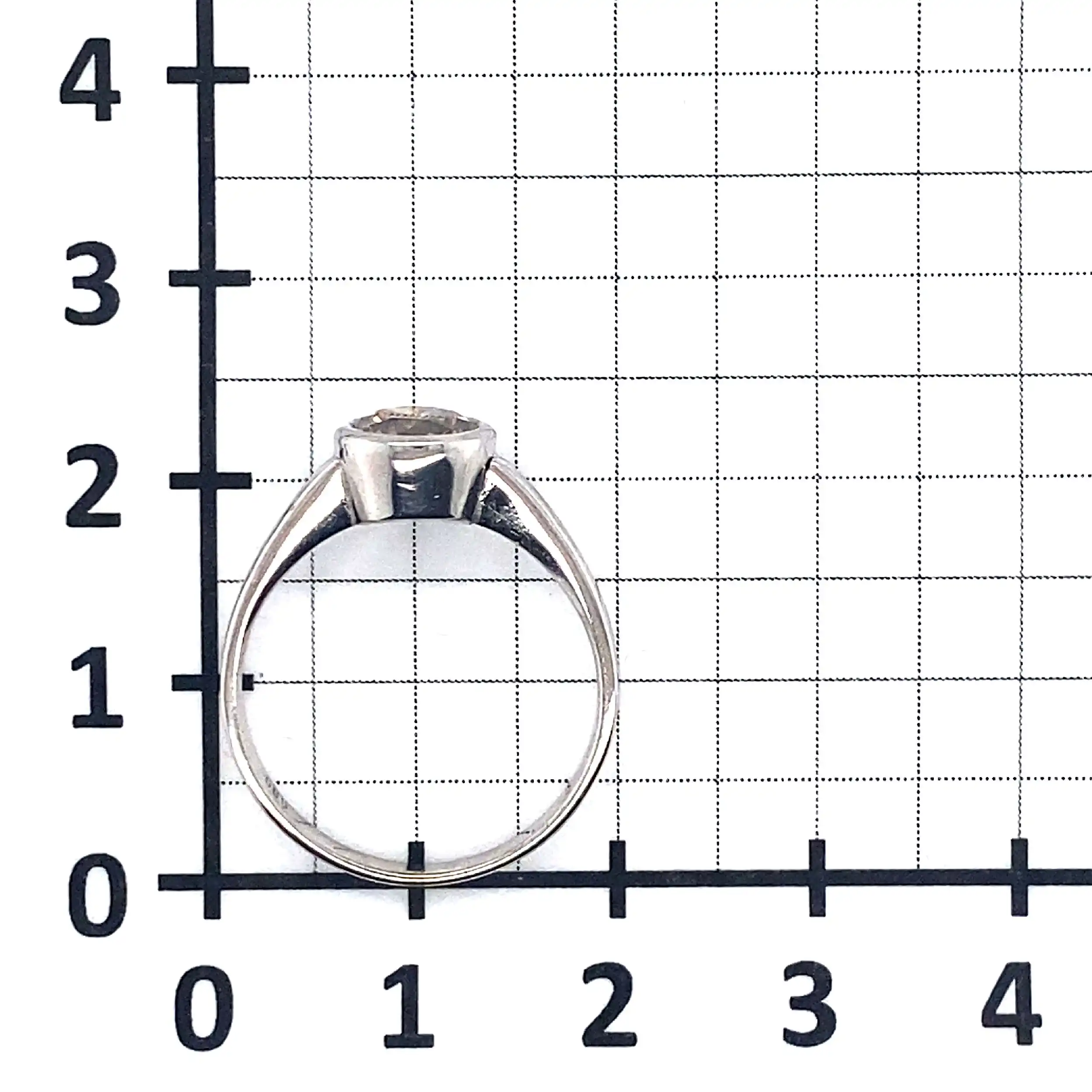 Ring Weißgold mit fancy braunem Brillant Ring Weißgold mit fancy braunem Brillant