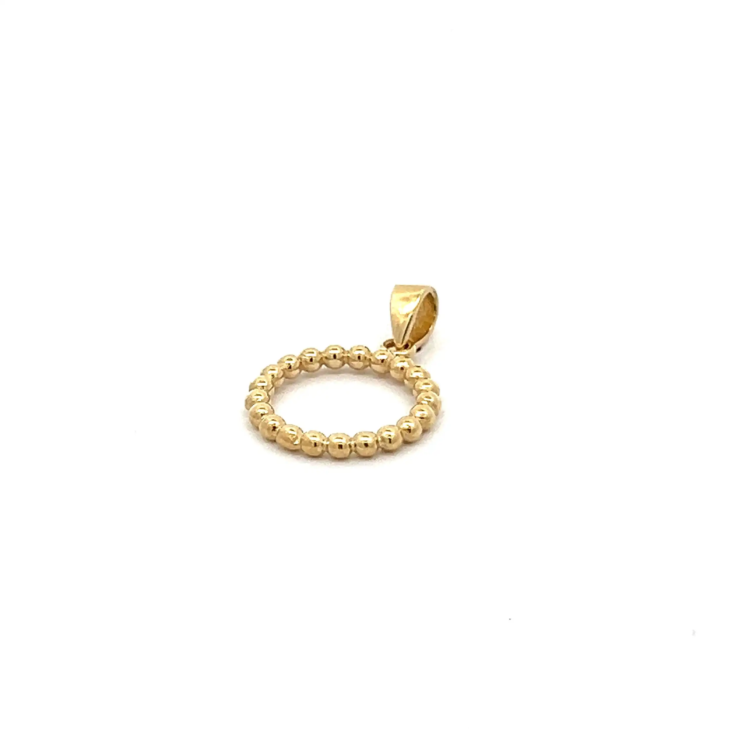 Anhänger Gelbgold "Ring" Kügelchen Anhänger Gelbgold "Ring" Kügelchen