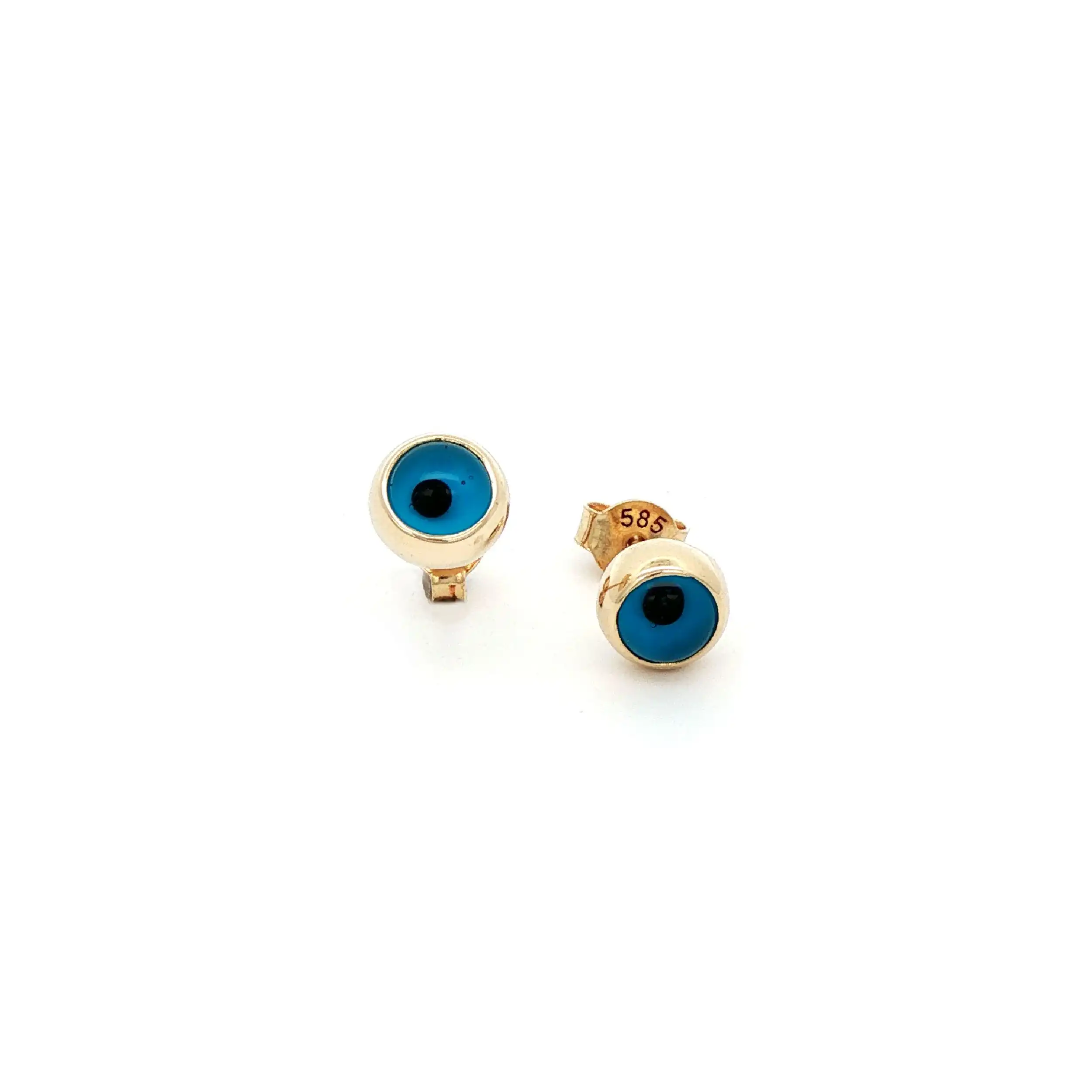 Ohrstecker Gelbgold mit "Auge" Ohrstecker Gelbgold mit "Auge"