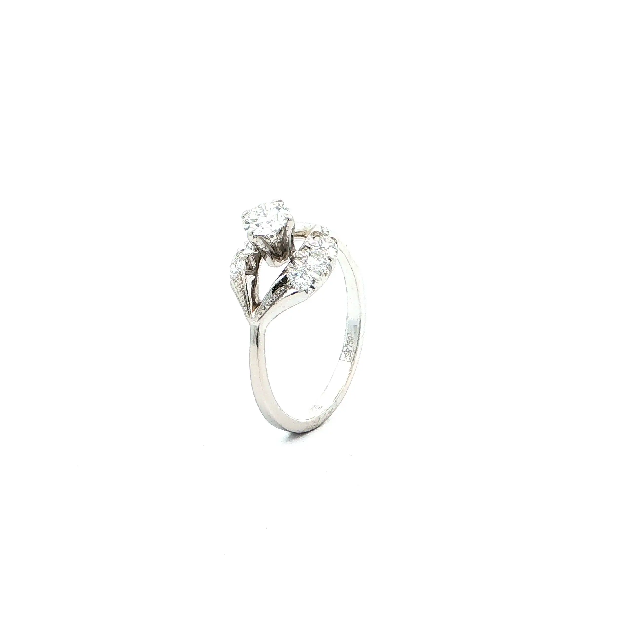 Ring Weißgold mit Brillanten