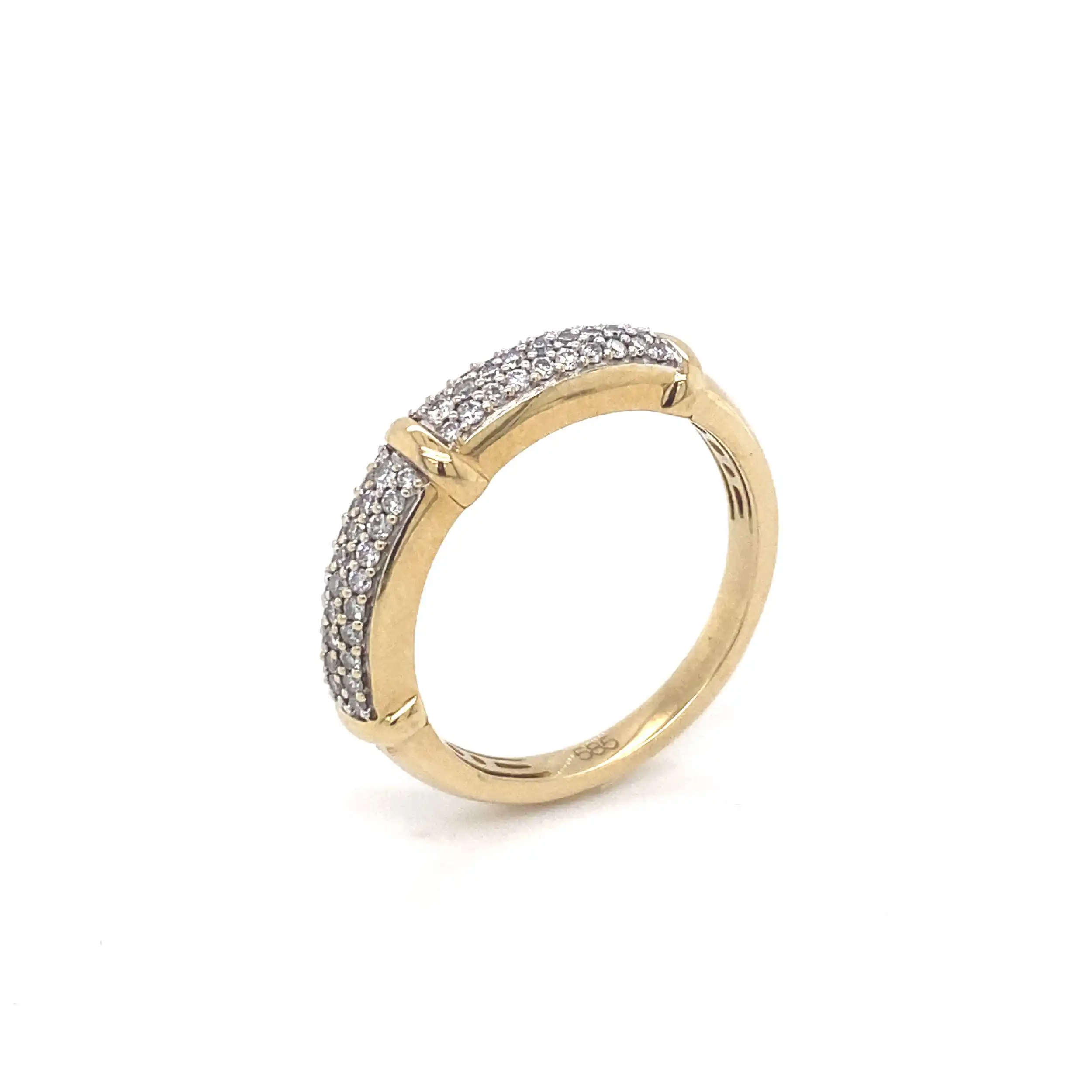 Ring Gelbgold mit Brillanten